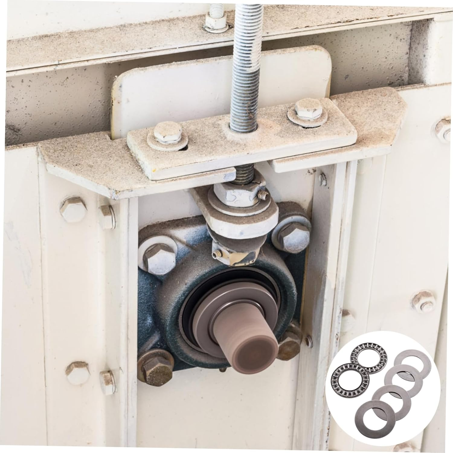 Mobestech 2Sets High Load Opening Thrust Needle Roller Bearings Axial Flat Replacement Parts