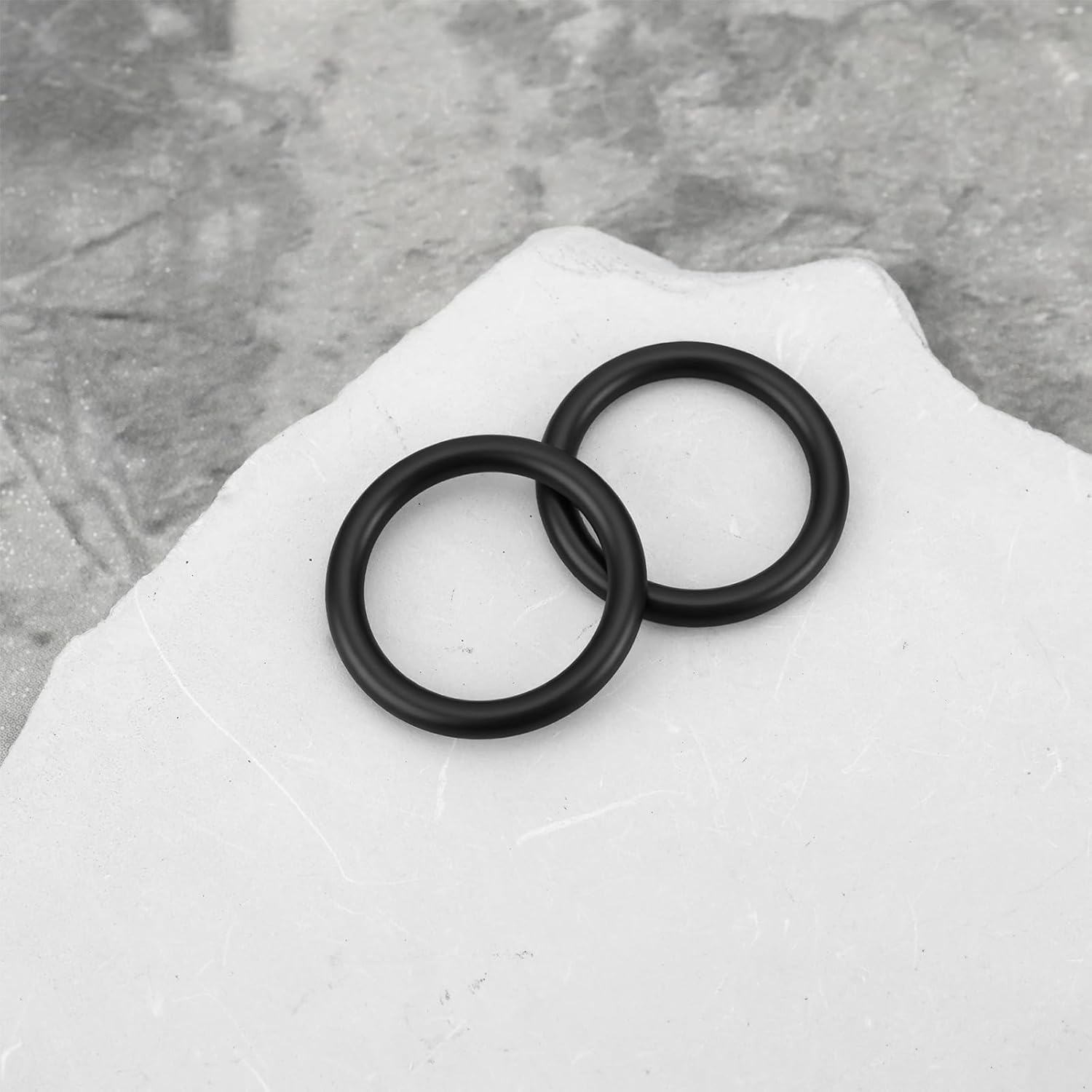 Create Idea 20Pcs Rubber Gasket ID 15Mm OD 20Mm Thickness 2.5Mm for Industrial Equipment Furniture Black Sealing Ring image number 3