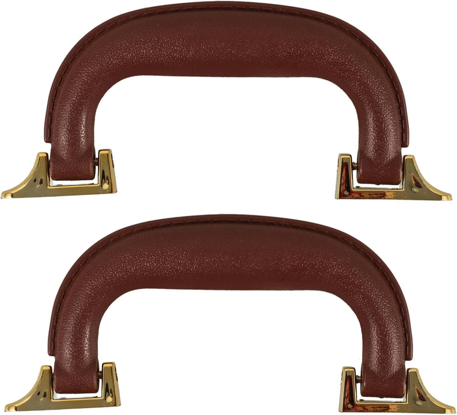 TEMPNAP Brown Suitcase Handles Replacement Travel Bag Handgrips Toolbox Case Grips for Luggage and Portable Storage Boxes