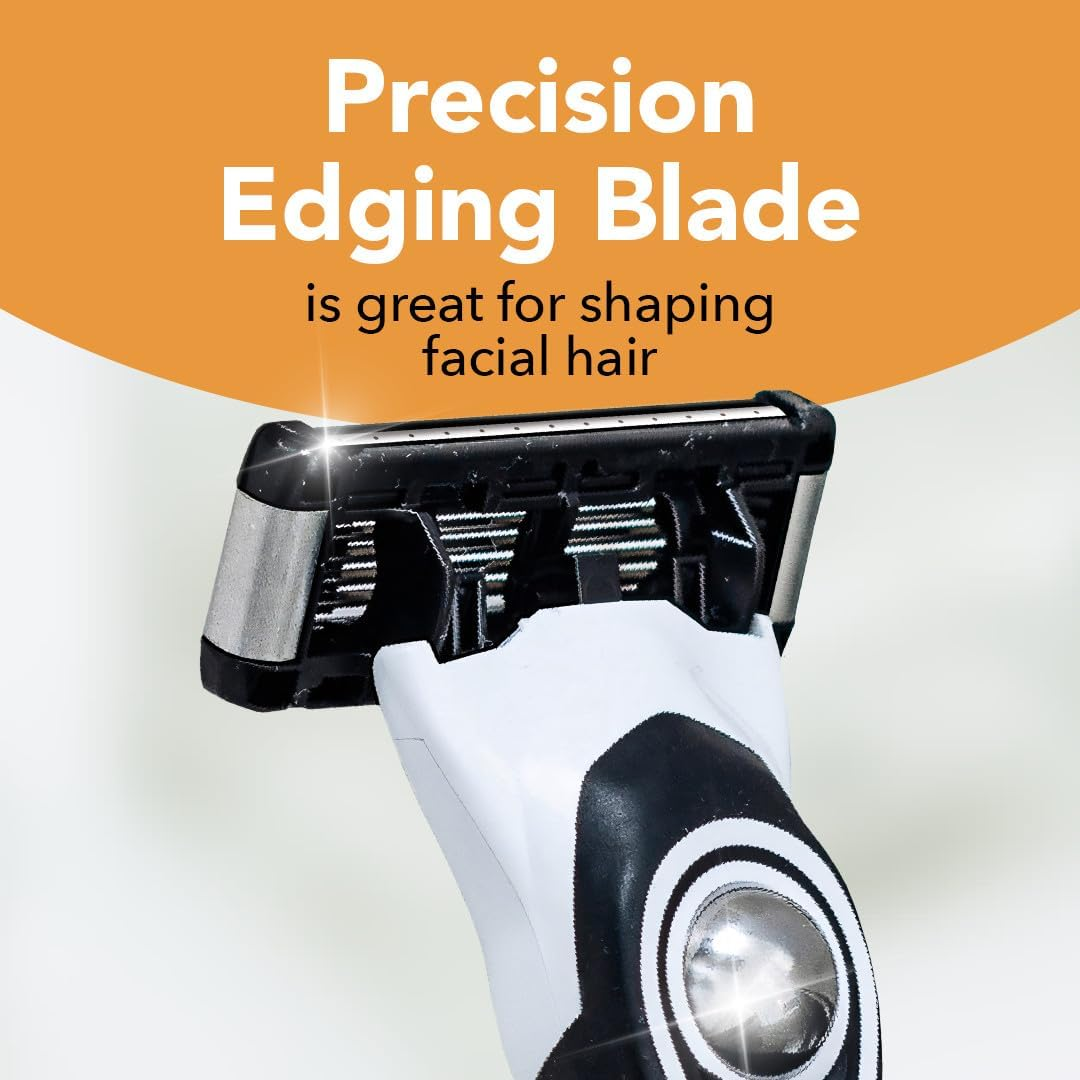 BIC Flex 5 Refillable Razors for Men, Long-Lasting 5 Blade Razors for a Smooth and Comfortable Shave, 1 Handle and 7 Cartridges, 8 Piece Shaving Kit image number 6