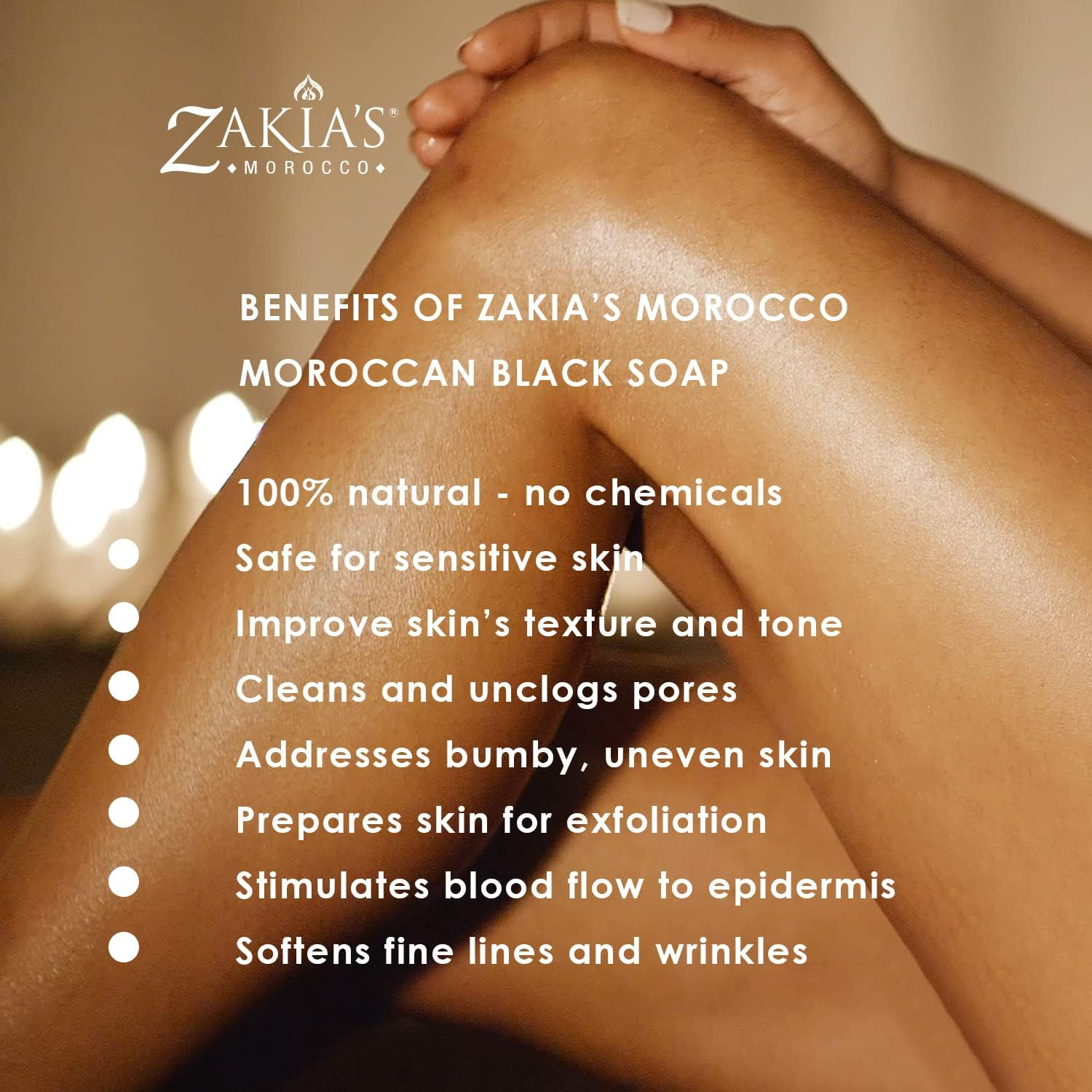 Zakia'S Morocco Moroccan Black Soap (Beldi Olive Soap) Rose Petal Scent, 100% Natural, Body Scrub, Pure & Natural, Purifying, Cleansing, Exfoliating for Hammam Ritual- 16.0 Oz / 552Gr, Value Size image number 2