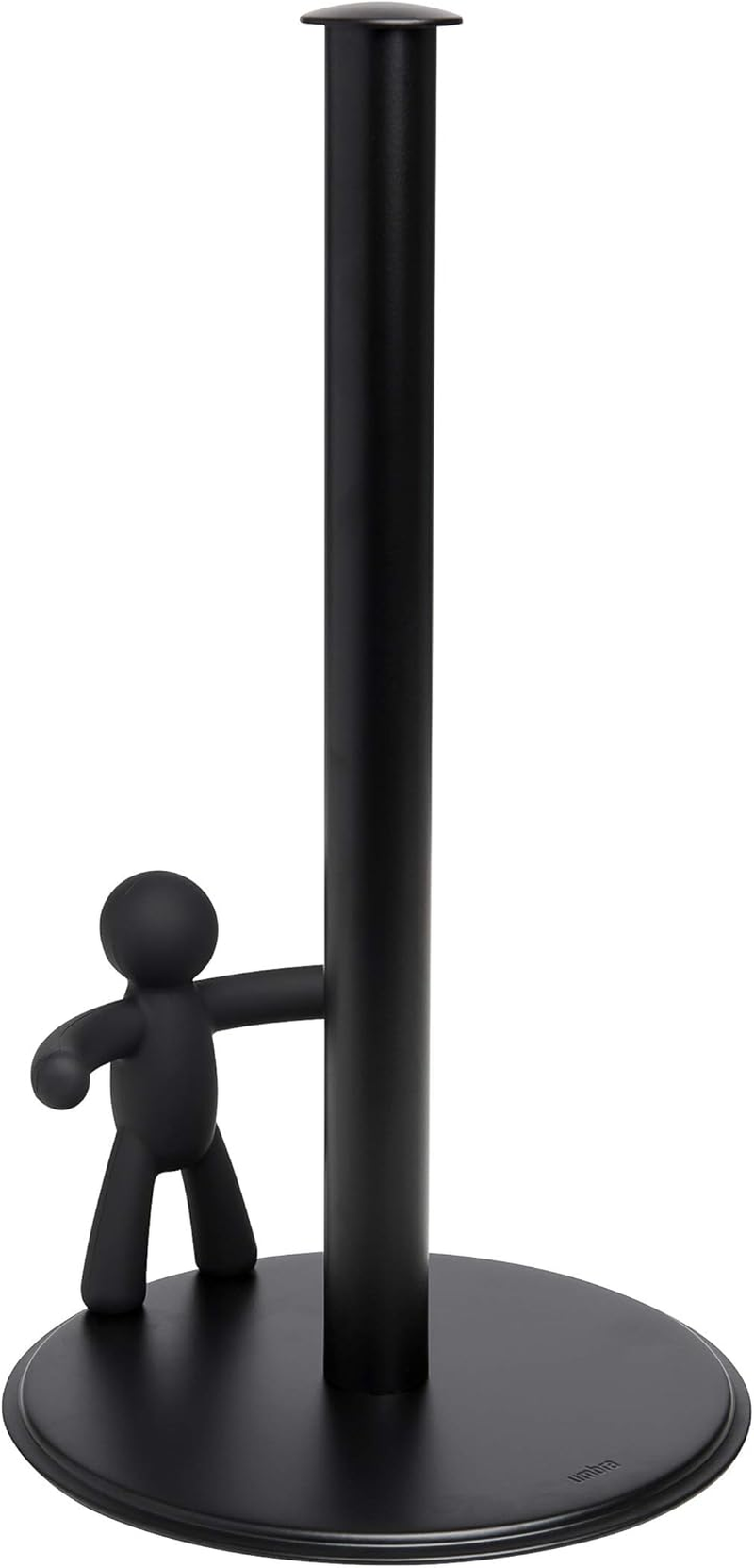 Umbra 330280-040 Buddy Paper Towel Holder Stand for Kitchen Countertop, Unique Dispenser, Black Kitchen image number 1