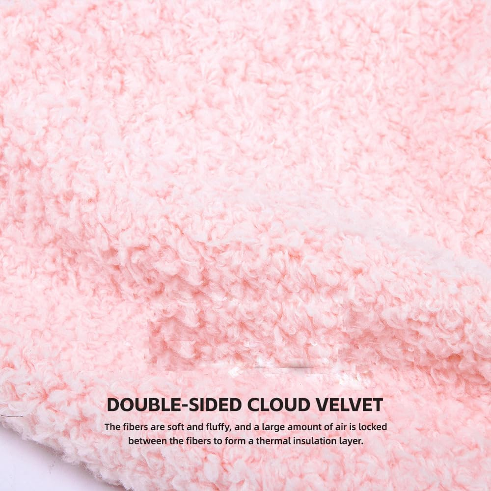 FUNAT Comfortable Plush Cat Clothes, Winter Thick Soft and Warm Pet Clothing, Thick Cat Shirt for Winter, Cold Weather Cat Clothes, Soft Kitten Sweater image number 1