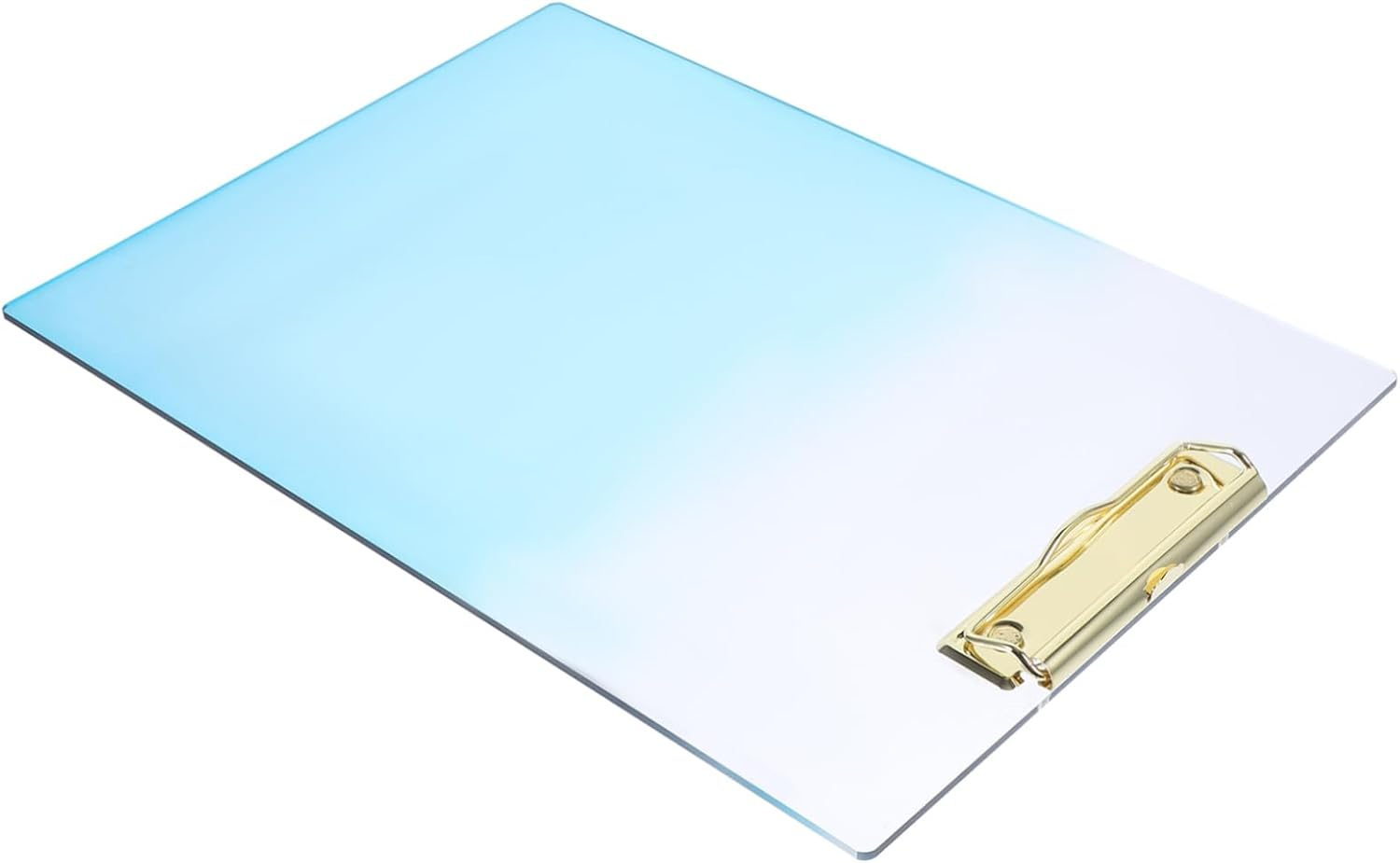 WHAMVOX Gradient Writing Board Clip Lightweight Document Storage Clipboard for Office School and Home Use for Students and Professionals