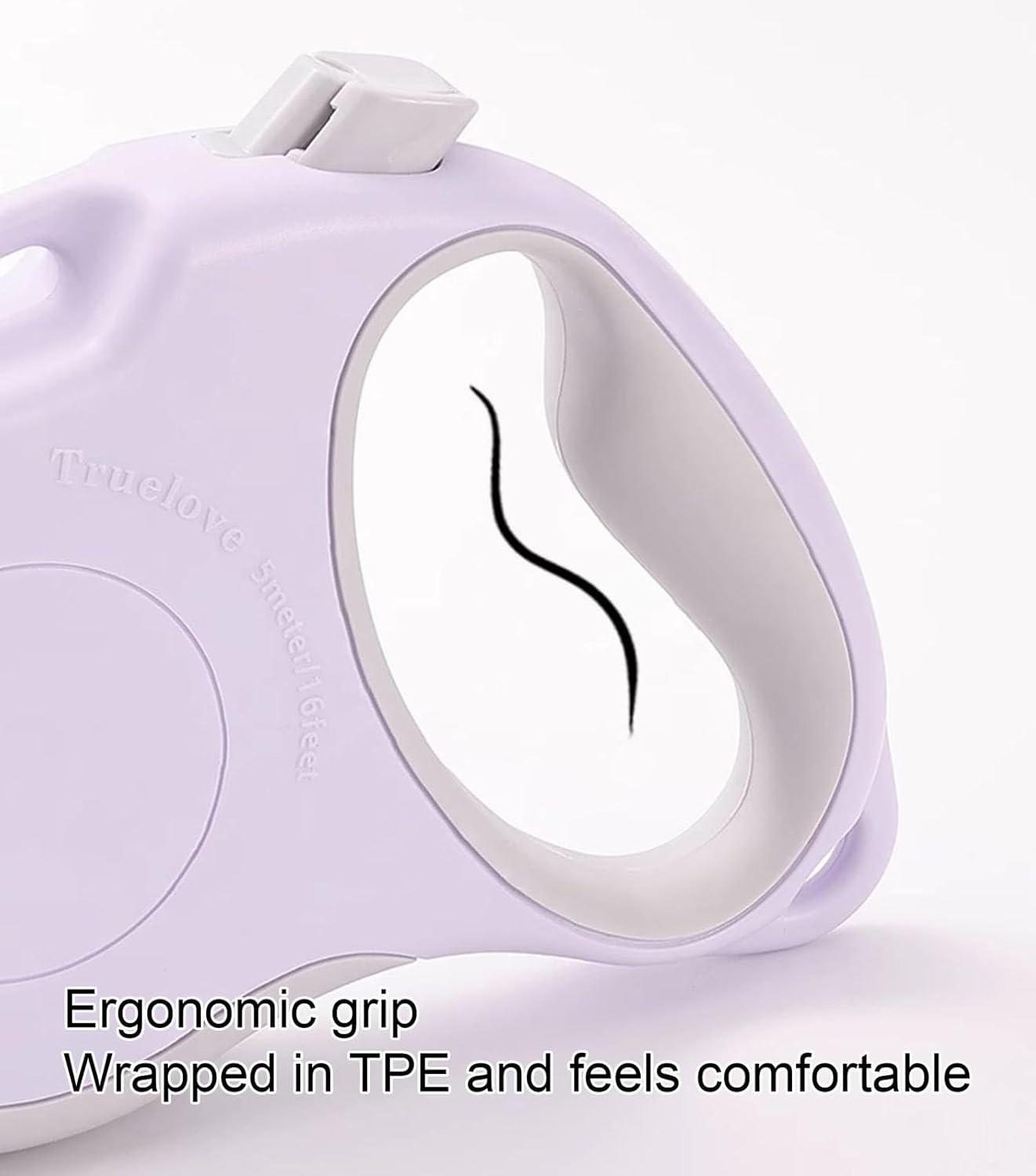 Retractable Dog Lead for Small Medium Dogs up to 20KG, Retractable Dog Leads, Extendable Dog Leads with Anti-Slip Handle, Anti-Tangled Strong Nylon Tape,D-5M/25Kg image number 6