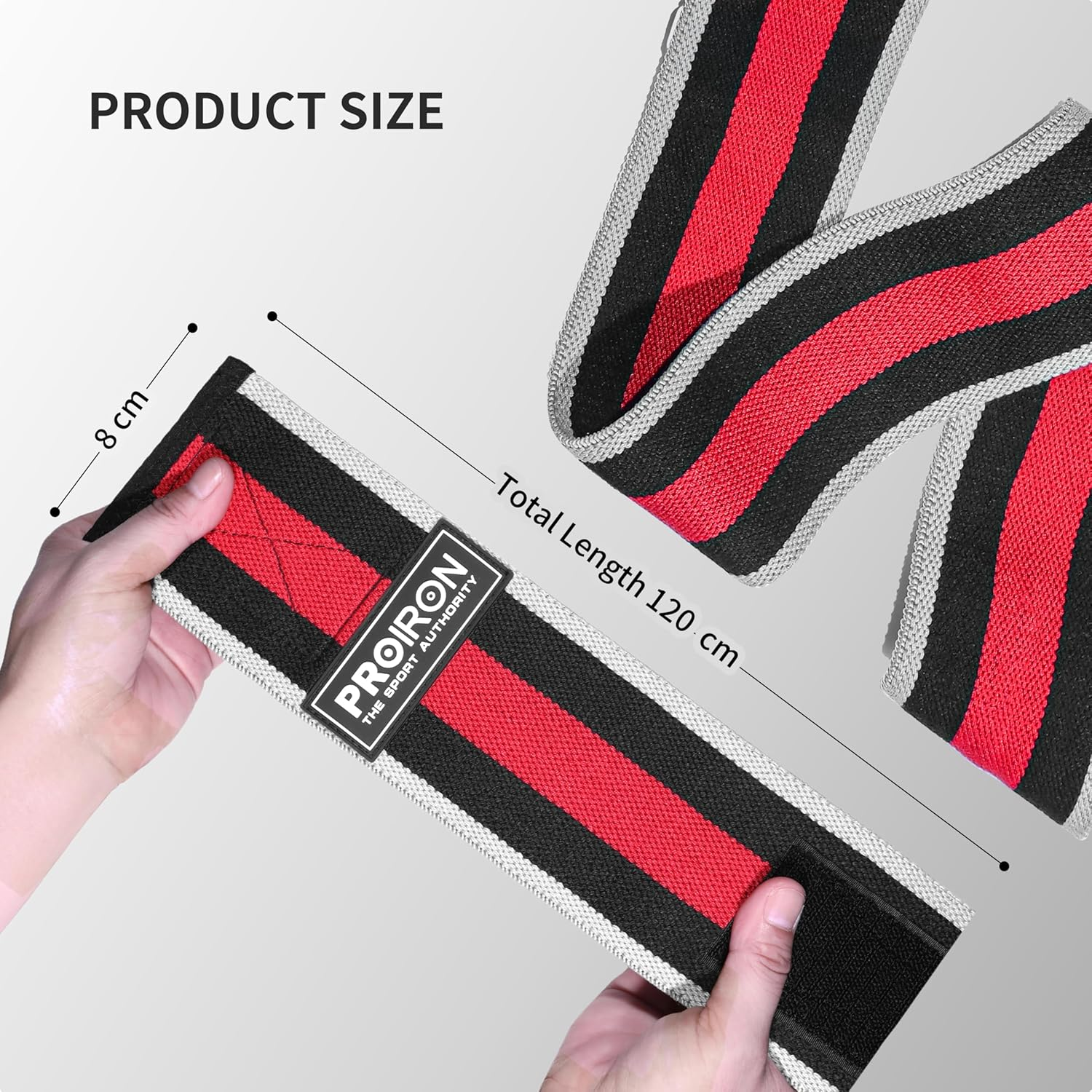 PROIRON Elbow Wraps for Weightlifting (Pair), Stretchable 47" Elbow Compression Strap, Weightlifting Straps for Bench Press, Powerlifting, Pressing, Elbow Straps for Golfer'S Elbow & Tendonitis