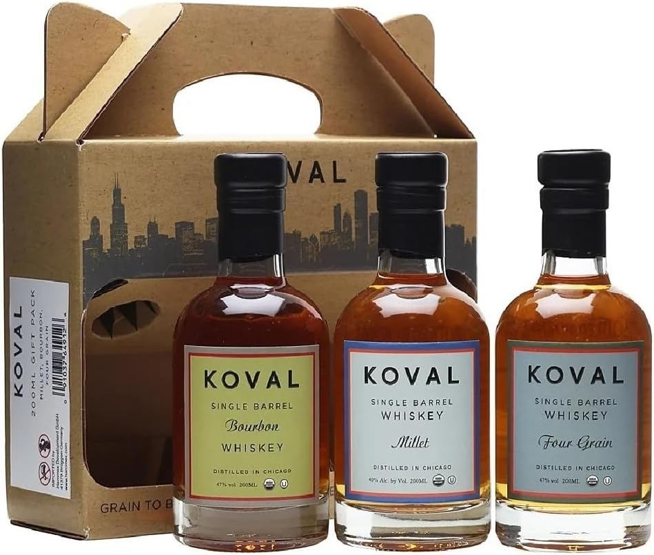 Koval Whiskey Gift Pack 3X200Ml