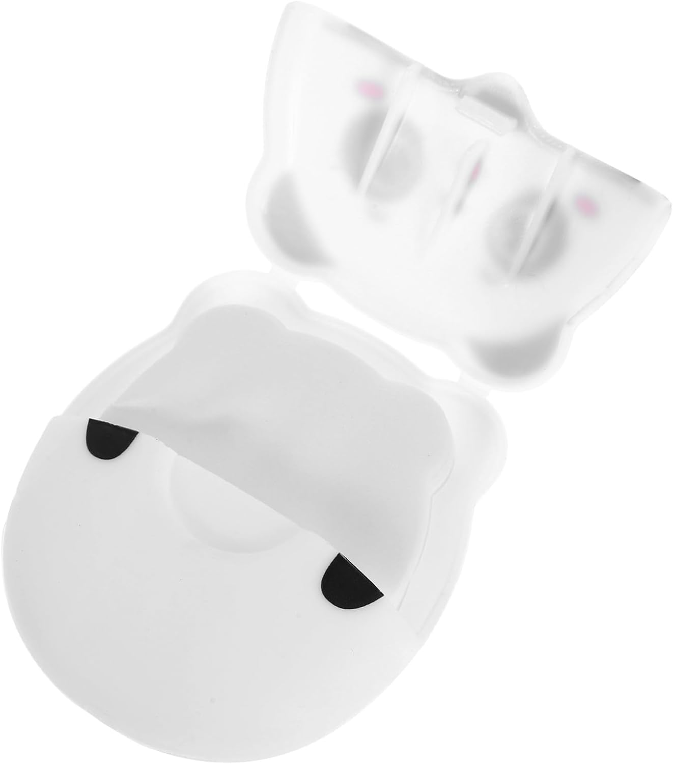 INOOMP Portable Soap Sheets Reusable Hand Washing Soap Cute Panda Container for Outdoor Activities and Camping Fresh Scent Compact Design image number 1