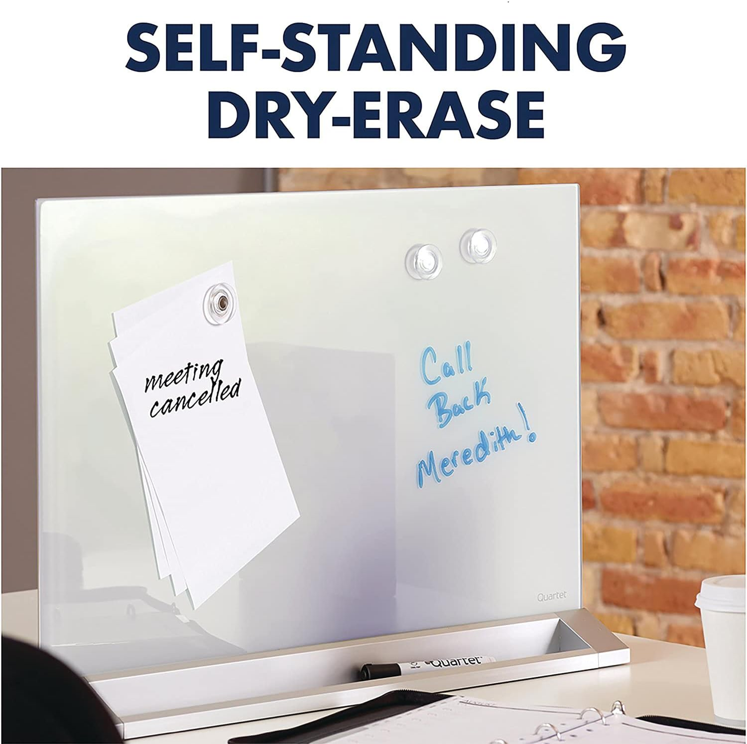 Quartet Desktop Magnetic Dry Erase Panel, 430X584Mm Multicolor