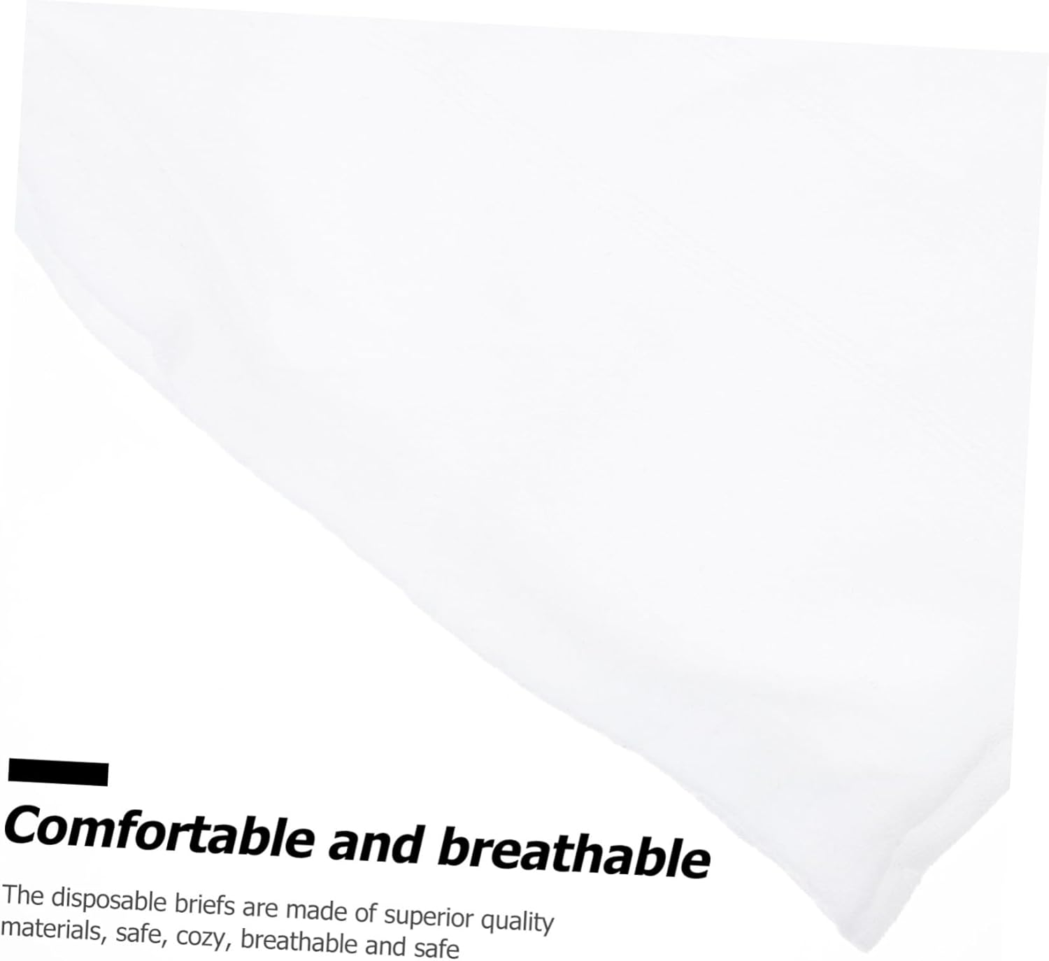 2Pcs Disposable Women Underwear Soft Breathable Maternity Briefs for Postpartum Care Menstrual Period Spa XXL White image number 4