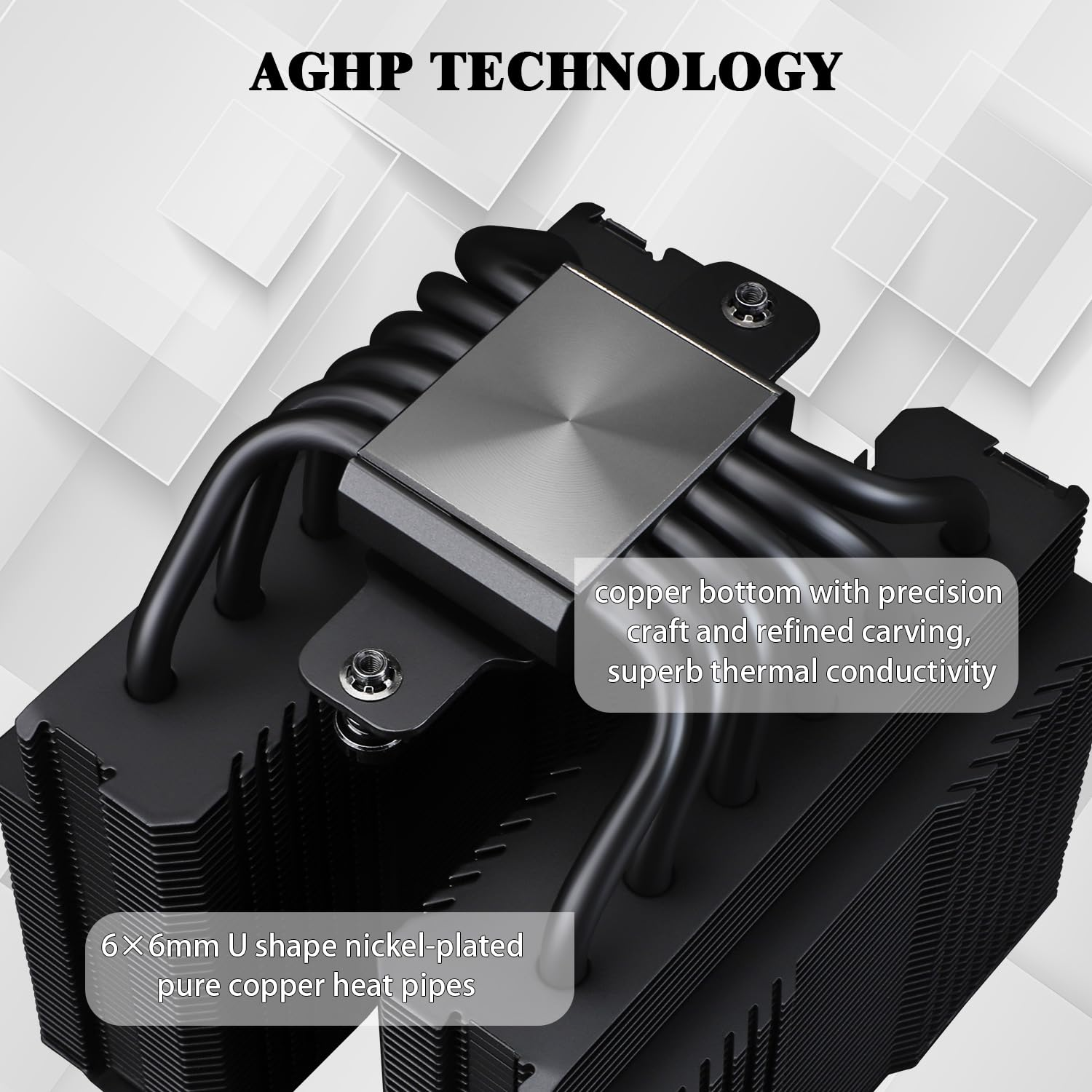 Thermalright Peerless Assassin 120 Mini Black CPU Air Cooler, 6 Heat Pipes,120Mm TL-D12B PWM Fan, 135Mm High, Double Towers Cooling, for Am4/Am5/Intel LGA 1851/1700/1150/1151/1200/2011,PC CPU Cooler image number 2