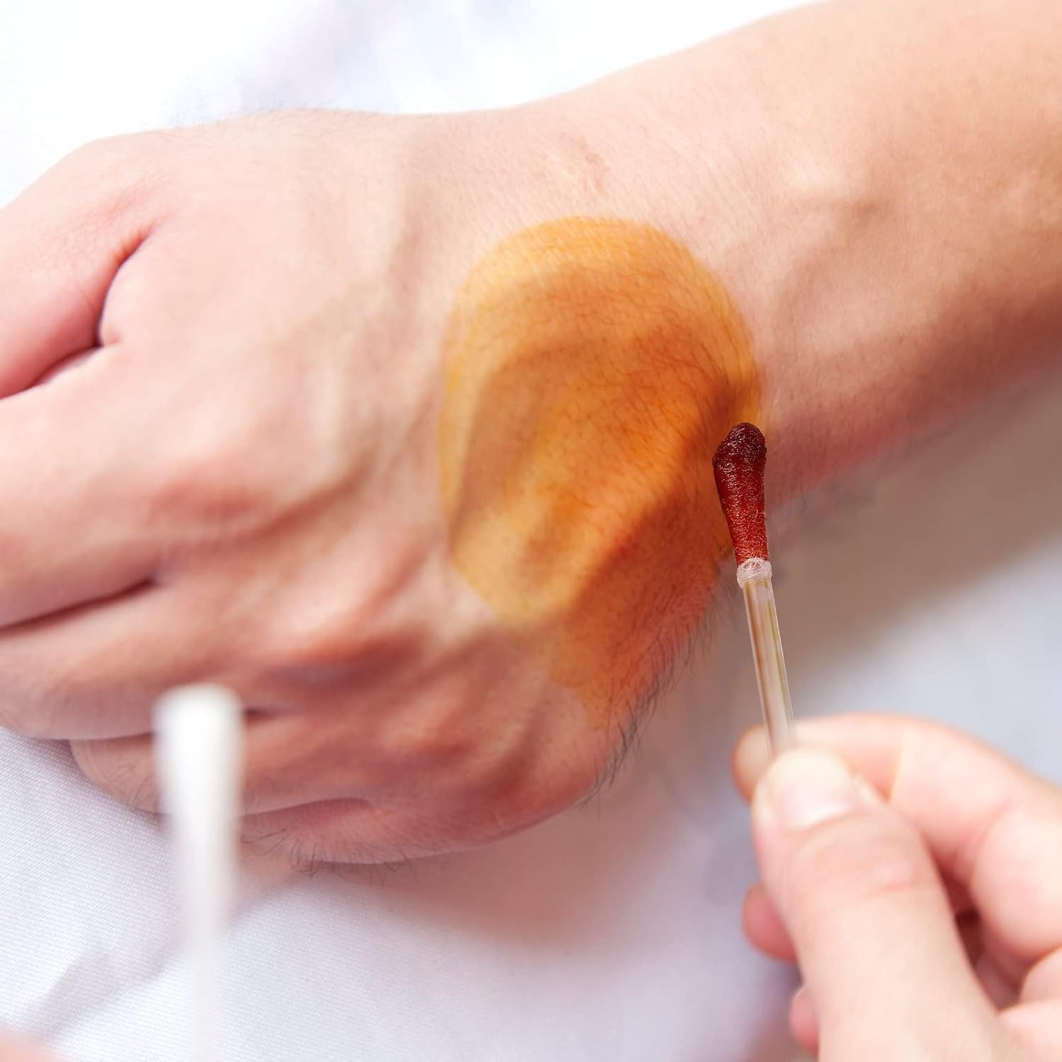 Healifty 100 Pieces Disposable Iodine Cotton Swabs, Iodine for Wounds Cotton Swabs, Portable Individually Wrapped Medical Cotton Buds for Nasal Ears Bruise, Emergency Wound Care image number 2