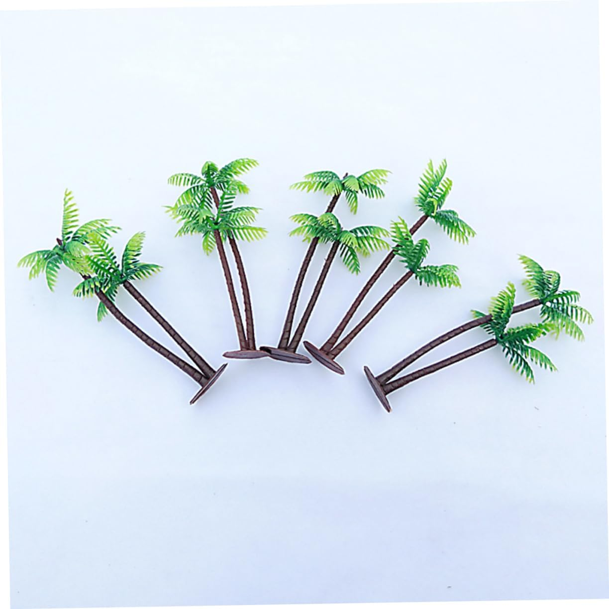 16Pcs Model Coconut Trees Accessory Cake Decoraiton for Birthday Party Cake Toppers Set Safe and Easy Use image number 4