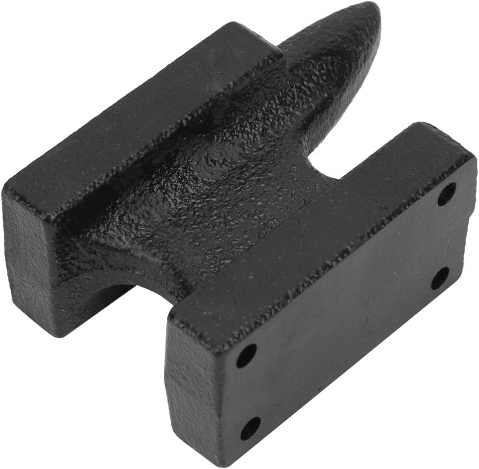 Cast Iron Anvil,Portable Blacksmith Anvil,Stable Workbench Anvil,Iron Horn Anvil Bench,High Hardness,Extra Large Feet,Secure Placement,For Flattening,Forming,Milled,Polished A image number 2