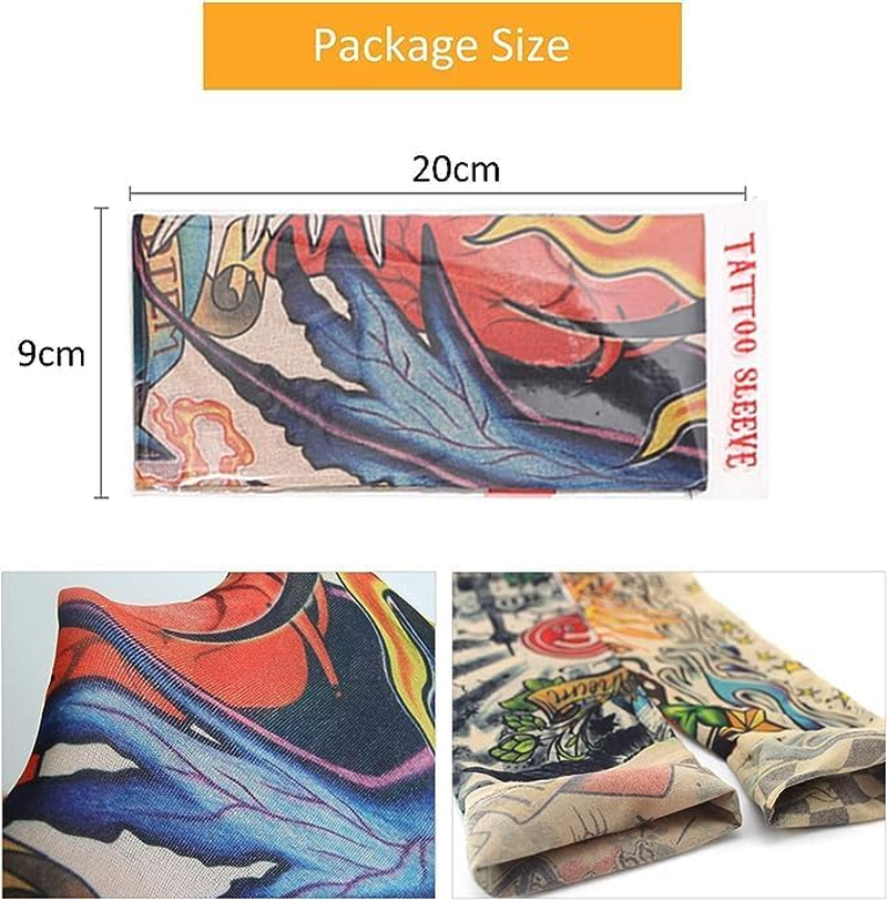 Tommy Lee and Pam Set of Fake Temporary Tattoos + Stretchy Nylon Sleeves | Life Sized | Couples Tattoo&hellip; image number 5