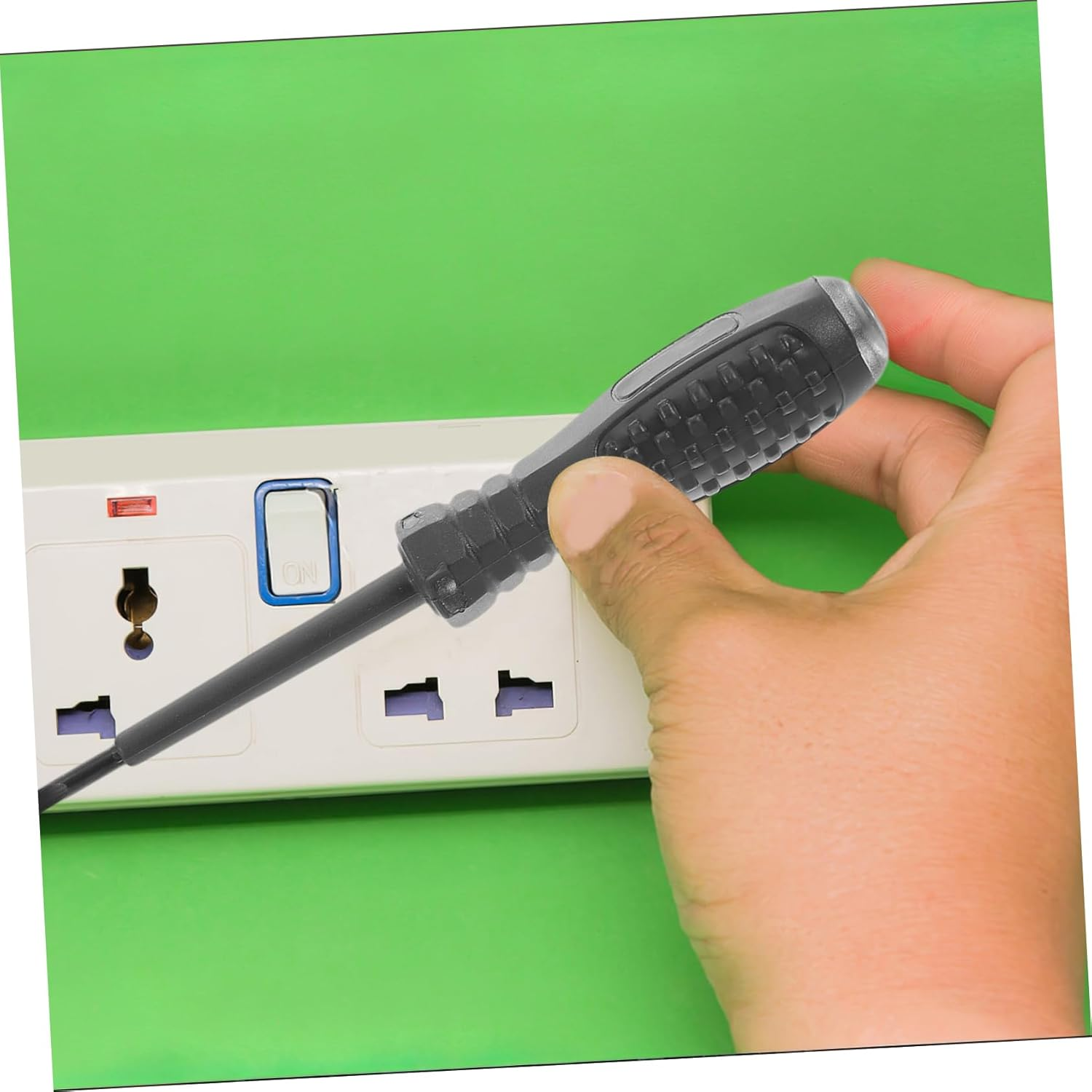 Angoily Electrician'S Essential Tool Voltage Tester Pen Precision Screwdriver Automotive Circuit Testing image number 6