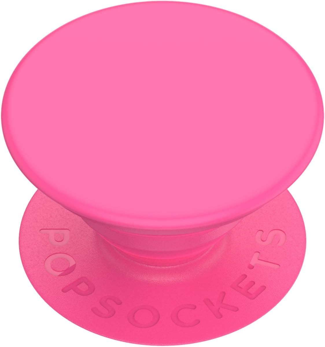 Popsockets: Popgrip Expanding Stand and Grip with a Swappable Top for Phones & Tablets - Neon Pink