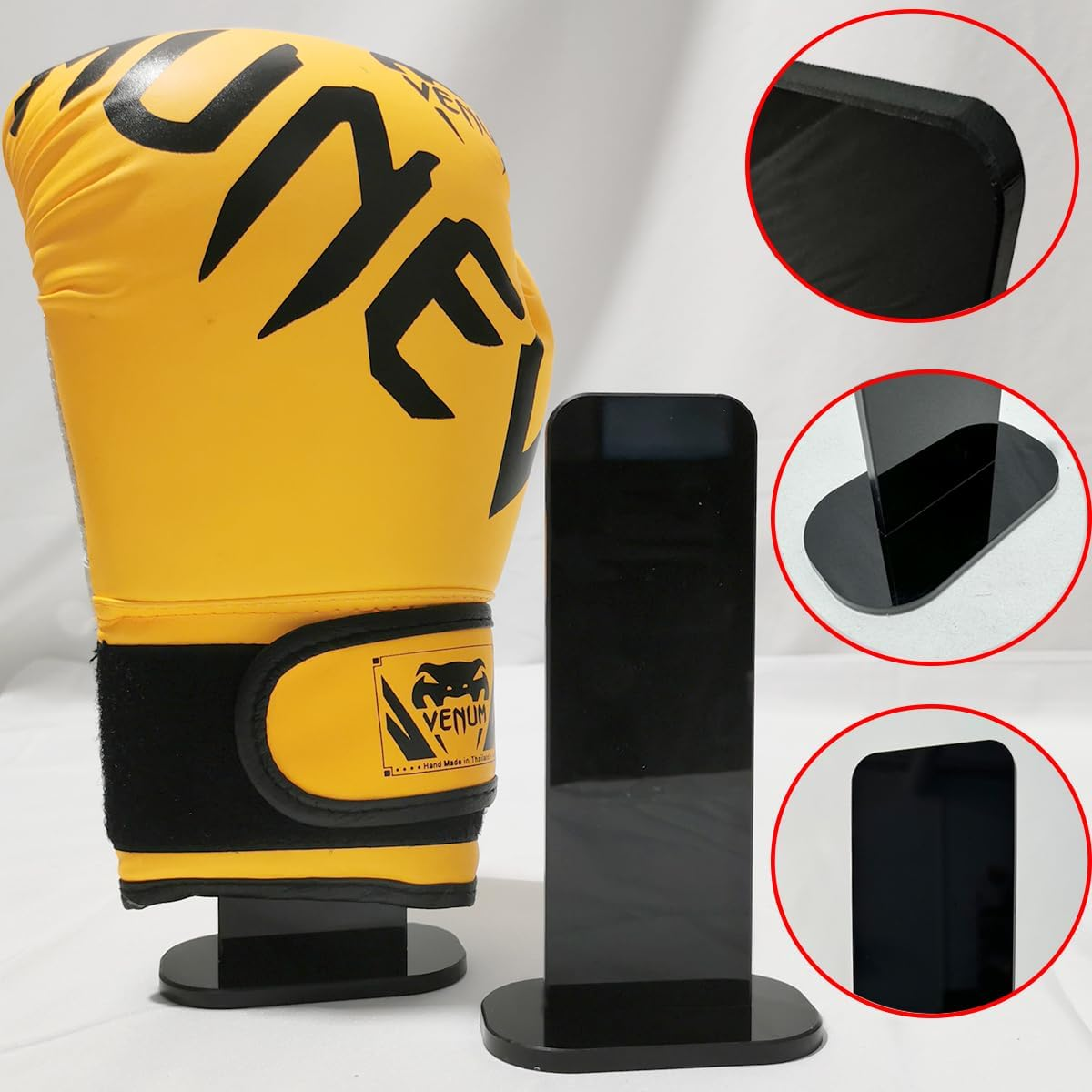 Boxing Glove Stand - Vertical Display for Boxing & Baseball Gloves - 2Pack image number 6