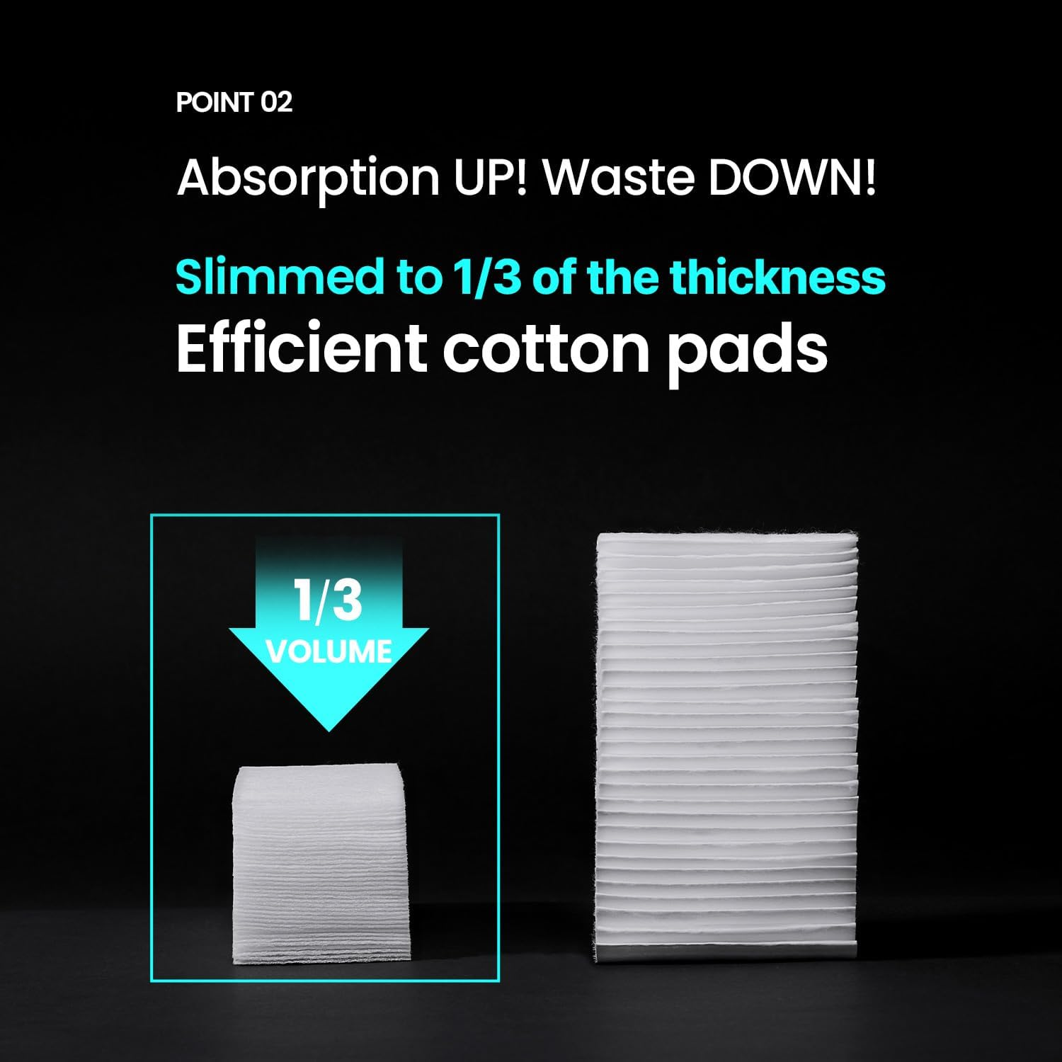 ILSO Skin Wrap Cotton Pad, Thin Layer for DIY Toner Pad and Sheet Mask, 40 Sheets, 1.57 X 4.25Mm, Korean Skincare image number 4