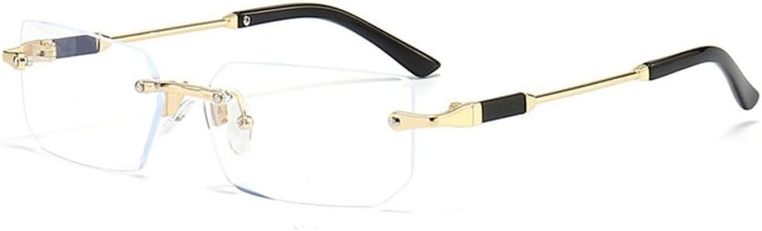 Rimless Sunglasses for Women Men Frameless Sun Glasses Shades UV400 Eyewear