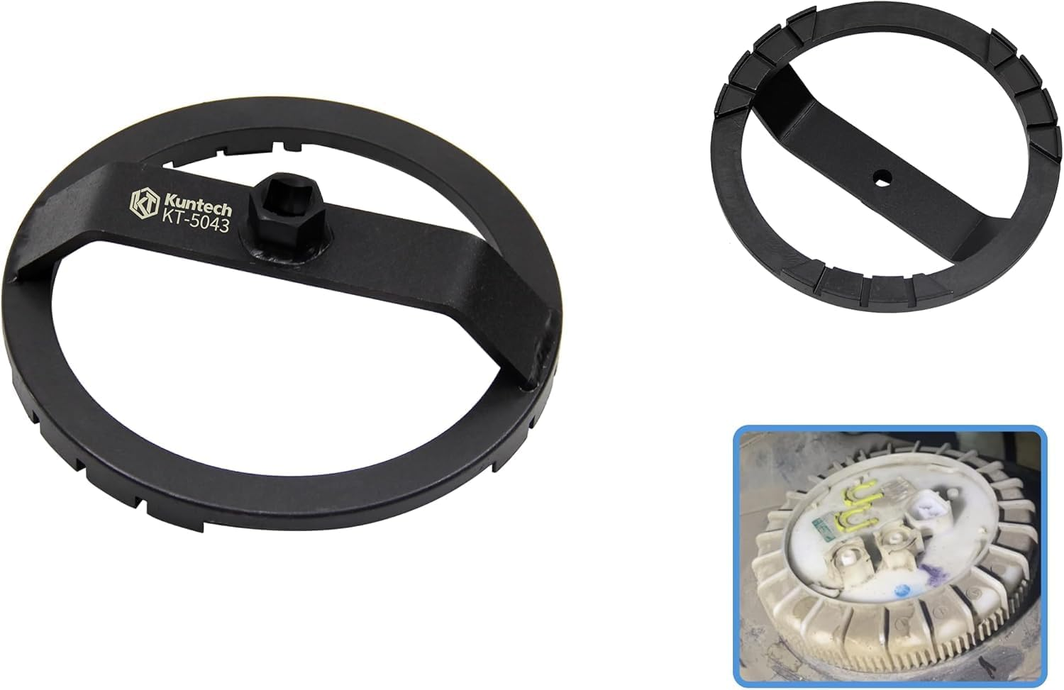 Fuel Tank Lid Wrench Fuel Pump Sender Lock Ring Tool Compatible with Toyota Corolla Tacoma Land Cruiser Yaris S/Base VIOS Lexus RX330 RX350 Rx450H