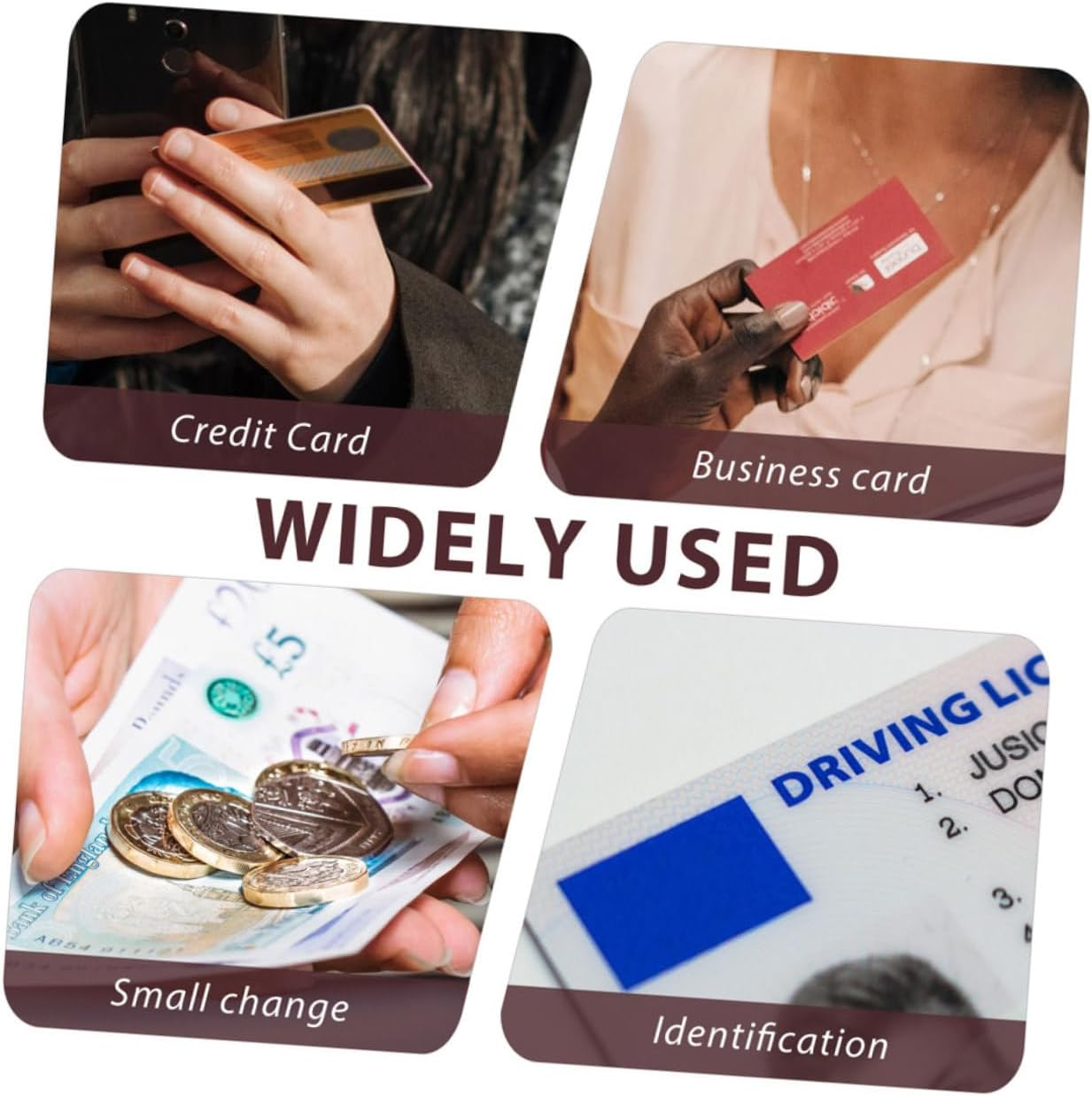 Anneome 6Pcs Sanitary Napkin Case Organizer Creative Pattern Tear Resistant Bag for Women image number 5