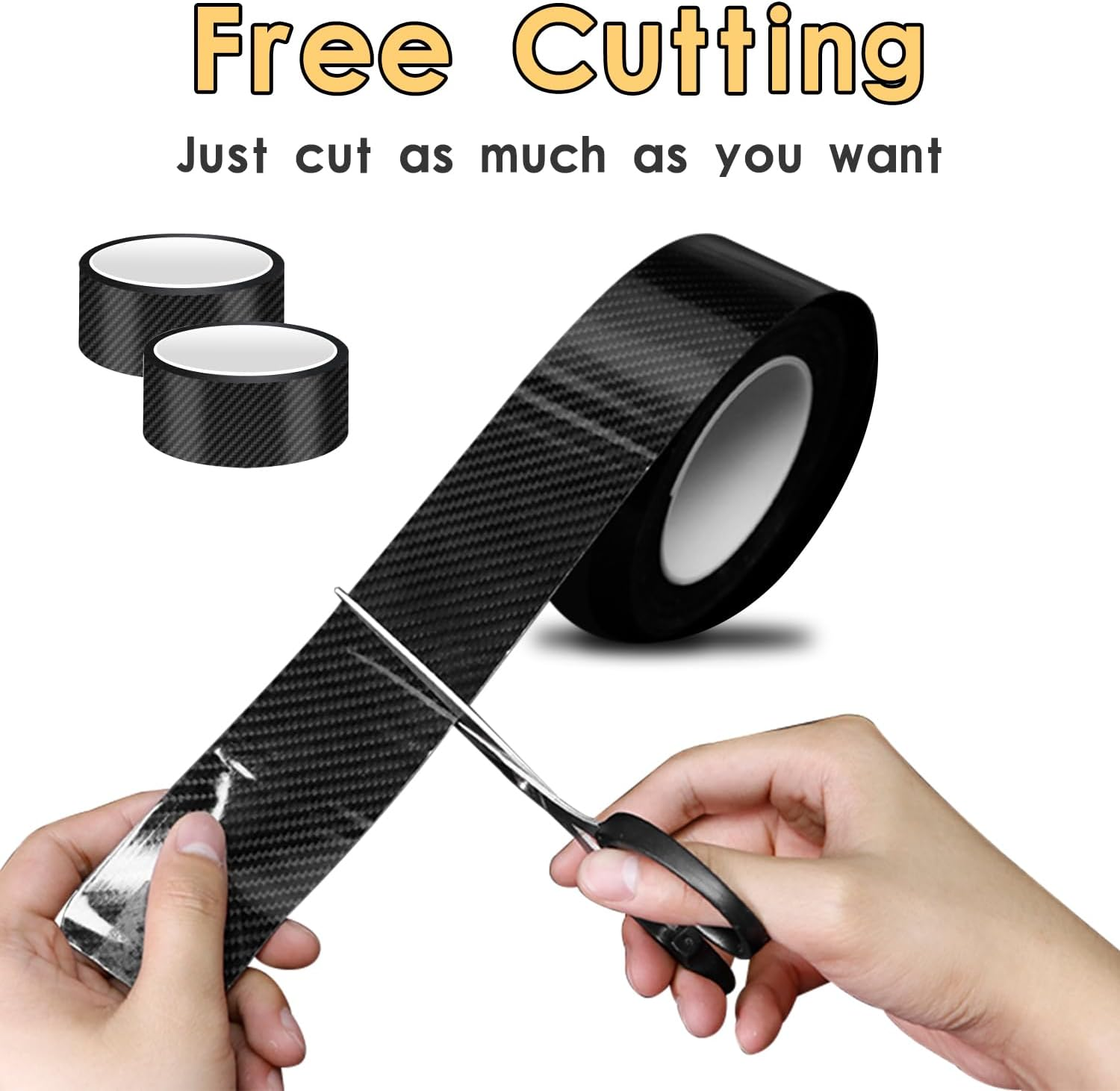 Car Door Edge Gguards,Car Door Edge Guards Door Sill Protector,Car Door Edge Guards Carbon Fiber,Protector Wrap Film Anti-Collision for Most Car image number 6