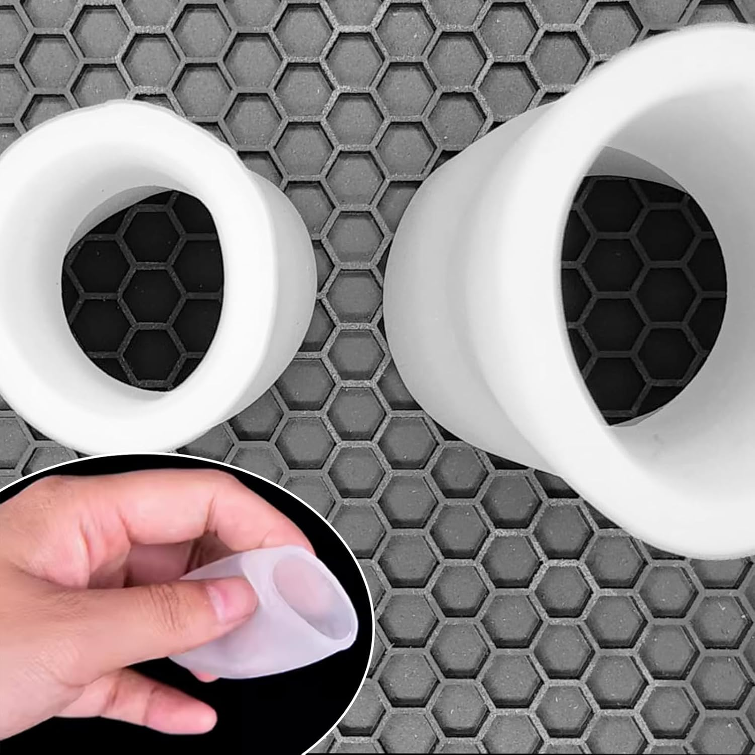 3 in 1 Silicone Glanis Protector Cap Silicone Protective Cover for Extenders Traction Device Reusable Replacement Parts image number 4