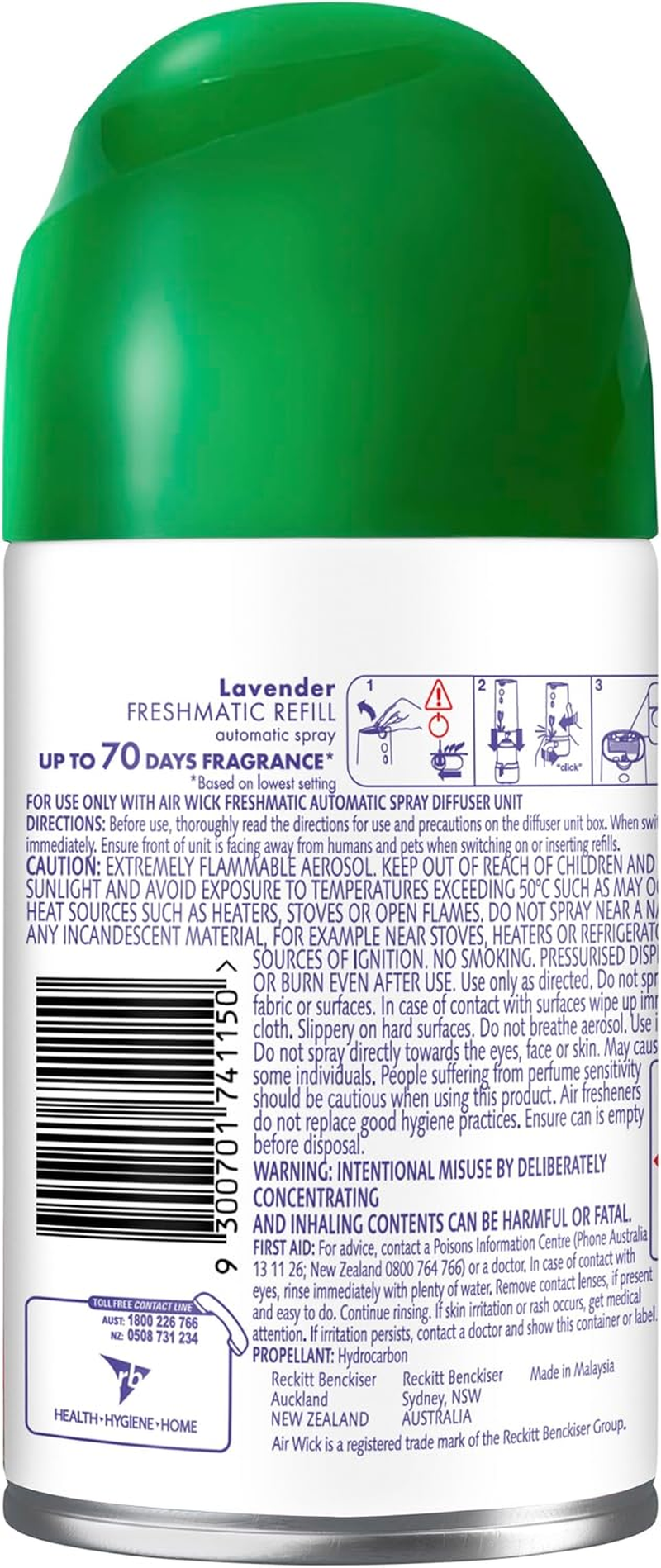 Air Wick Freshmatic Lavender Automatic Air Freshener Spray Refill 174 G image number 3