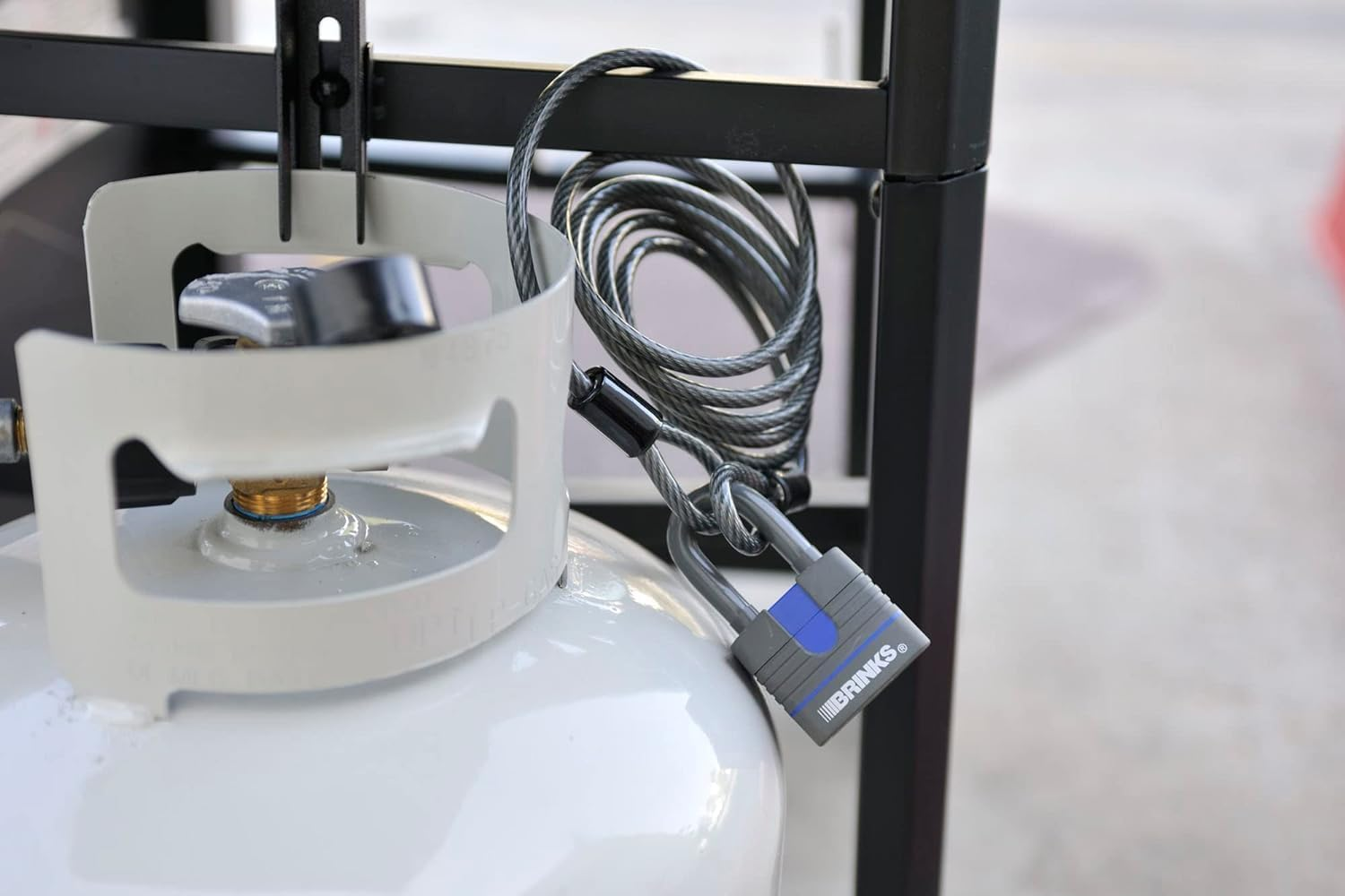 Security Cable with Loops 5.9Ft/180Cm,8Mm, Braided Steel Cable, Bike Chain Lock, Chain Lock for Kayaks, Bikes, Outdoor Equipment and More image number 4