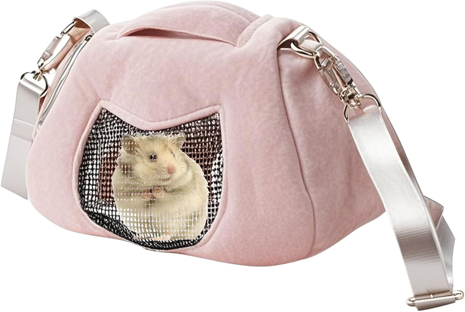 Small Animal Carrier - Safe Guinea Carrier Bag | Portable Washable Pouch for Bunny Squirrel Hedgehog Hamster Travel Outdoor Home Outing Trips image number 2