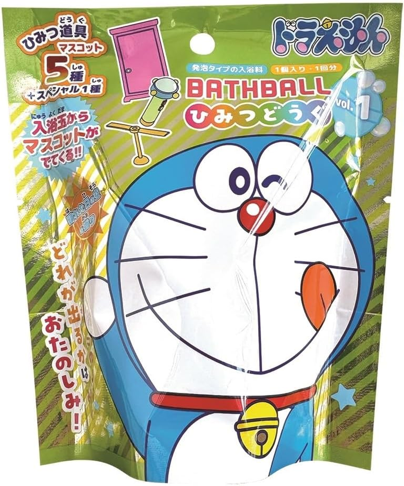 Doraemon Bath Ball, Secret Tool 1, RN, Sunny Sky Scent, 2.1 Oz (60 G), 1 Dose image number 3