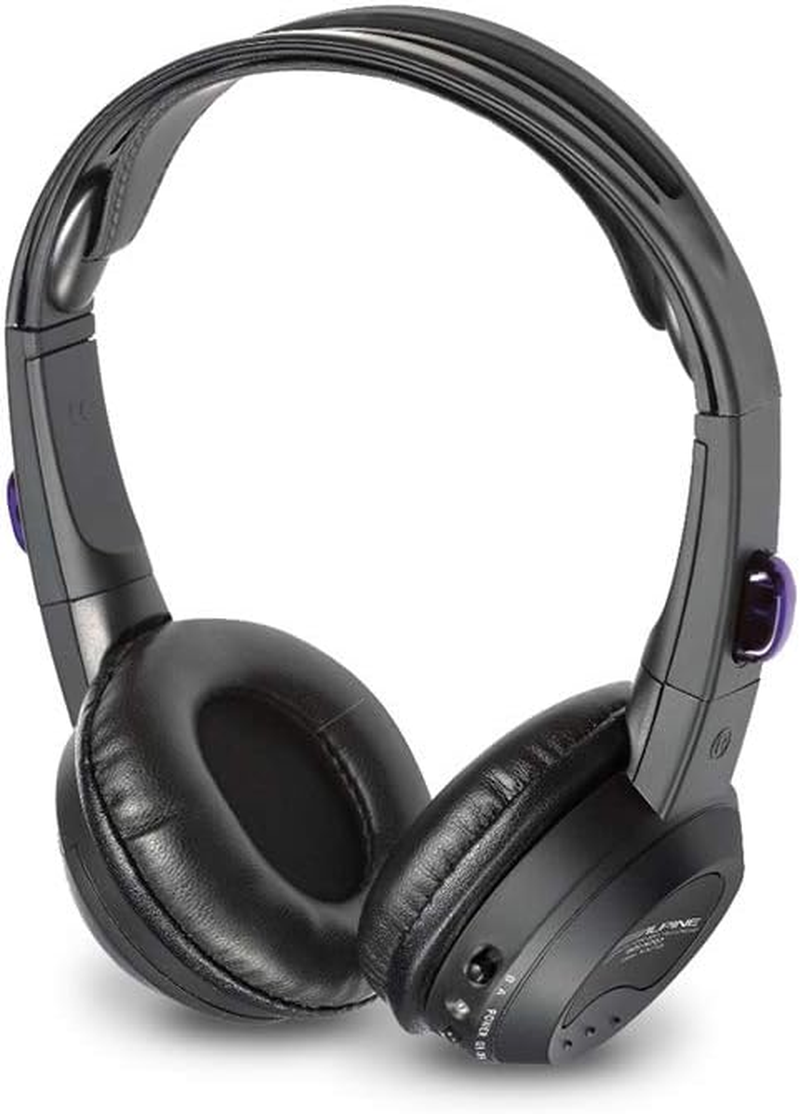 Alpine SHS-N207 Dual Source Foldable Wireless Headphones, Red image number 2