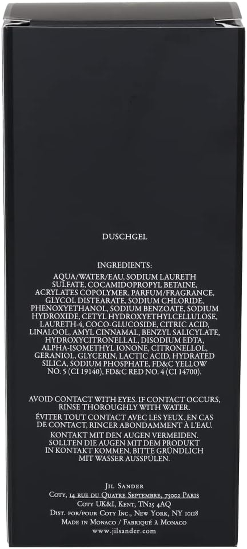 Jil Sander Number 4 Femme Woman Shower Gel 150 Ml