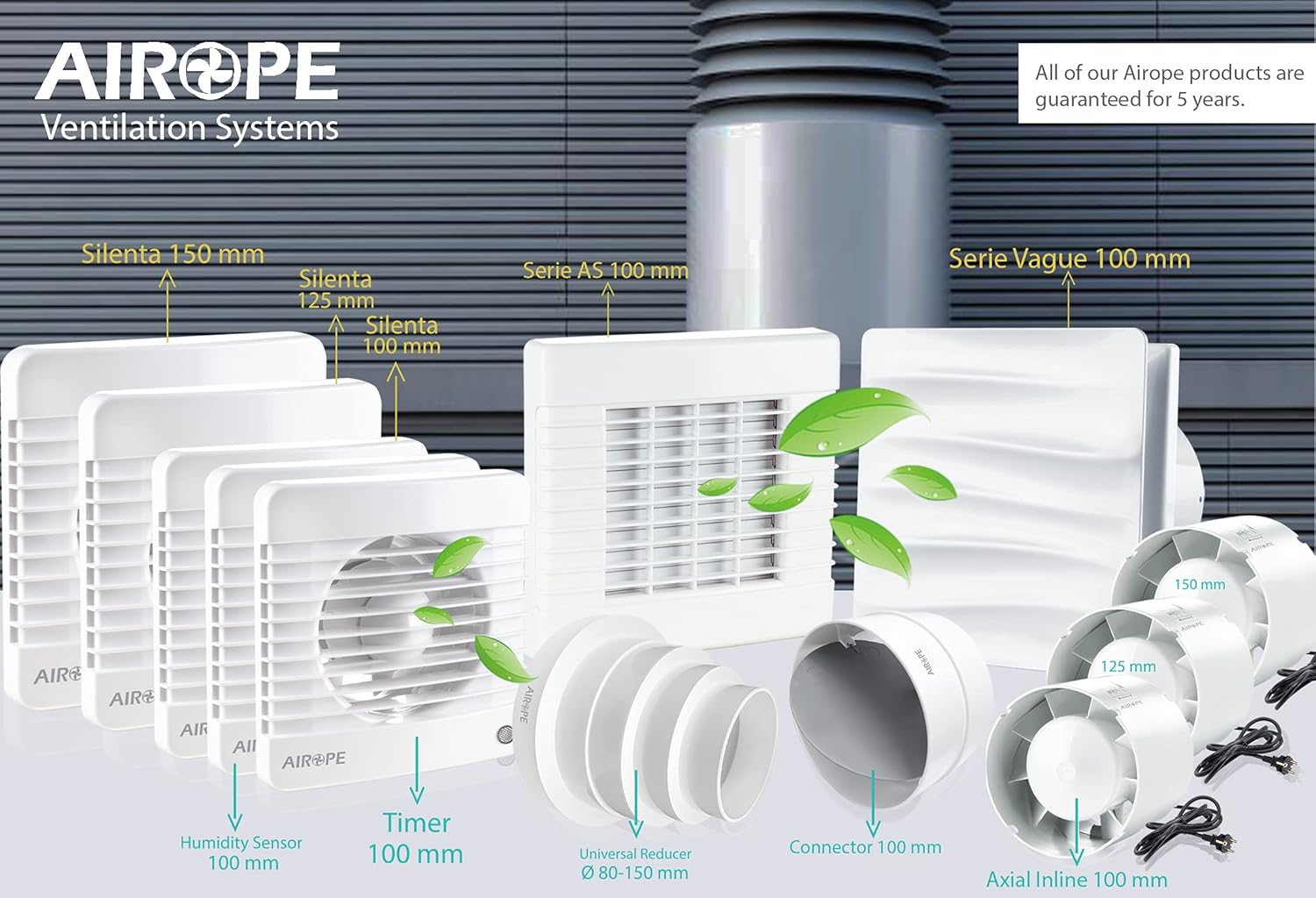 Extractor Fan (Airope Silenta 5"/125 Mm) image number 5