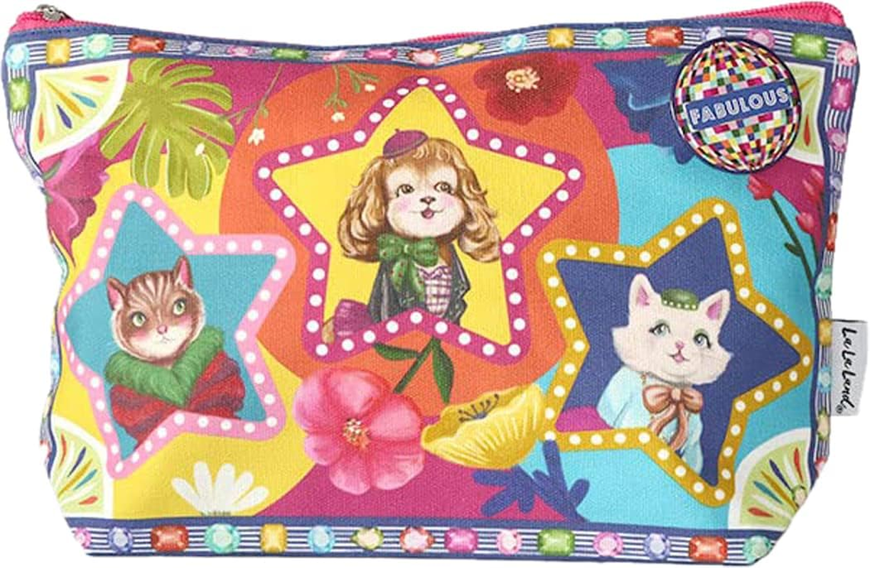 La La Land Travel Pouch Tribute Artists, Makeup Organizer, Makeup Pouch, Travel Essentials, Approx. 28.5 X 20 X 8 Cm