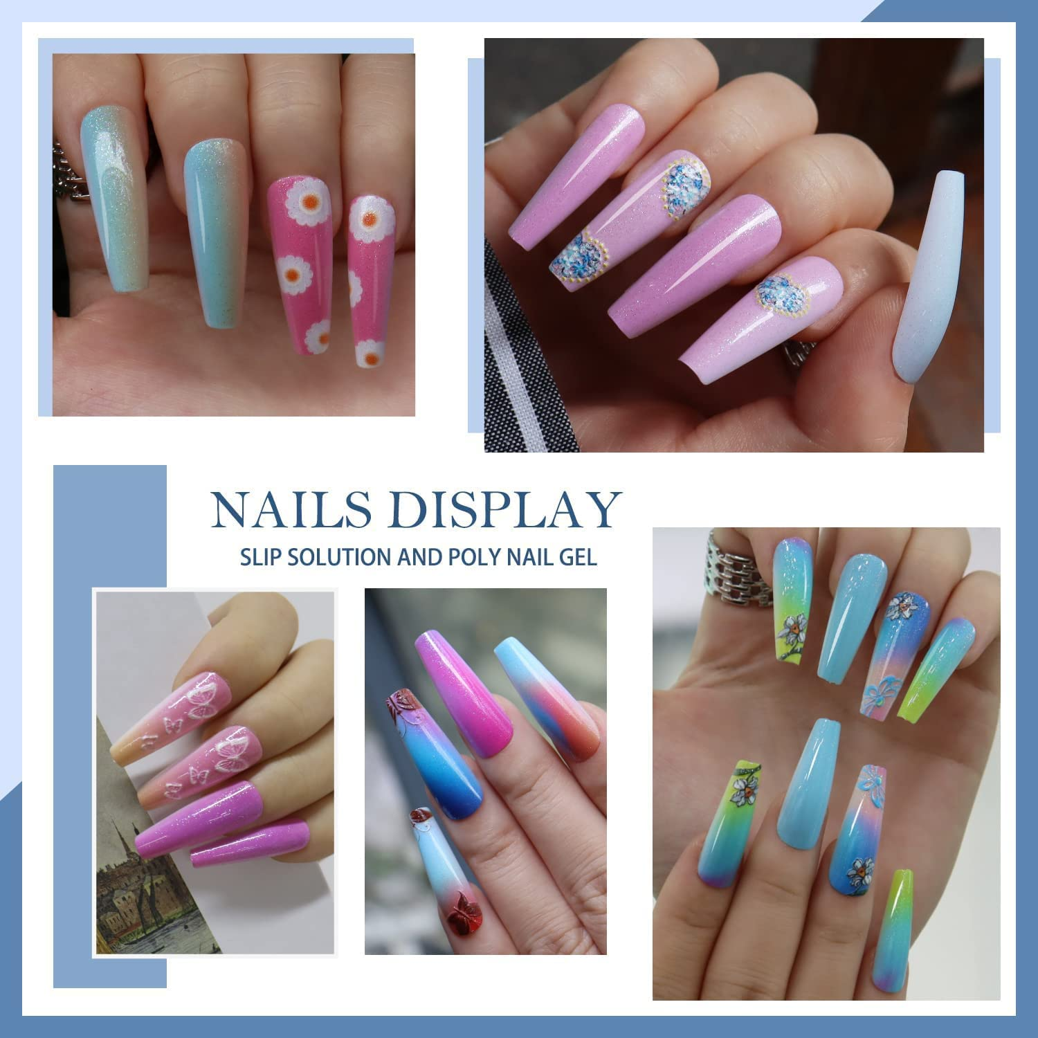 MAGIC ARMOR Poly Ge Slip Solution 150Ml Kit Nail Extension Liquid Solution Anti-Stick Poly Gel Slip Solutions for Poly Nail Gel with Nail Art Brush Starter Kit for Nail Gel Liquid Extension DIY Nail (Slip Solution-150Ml) image number 1