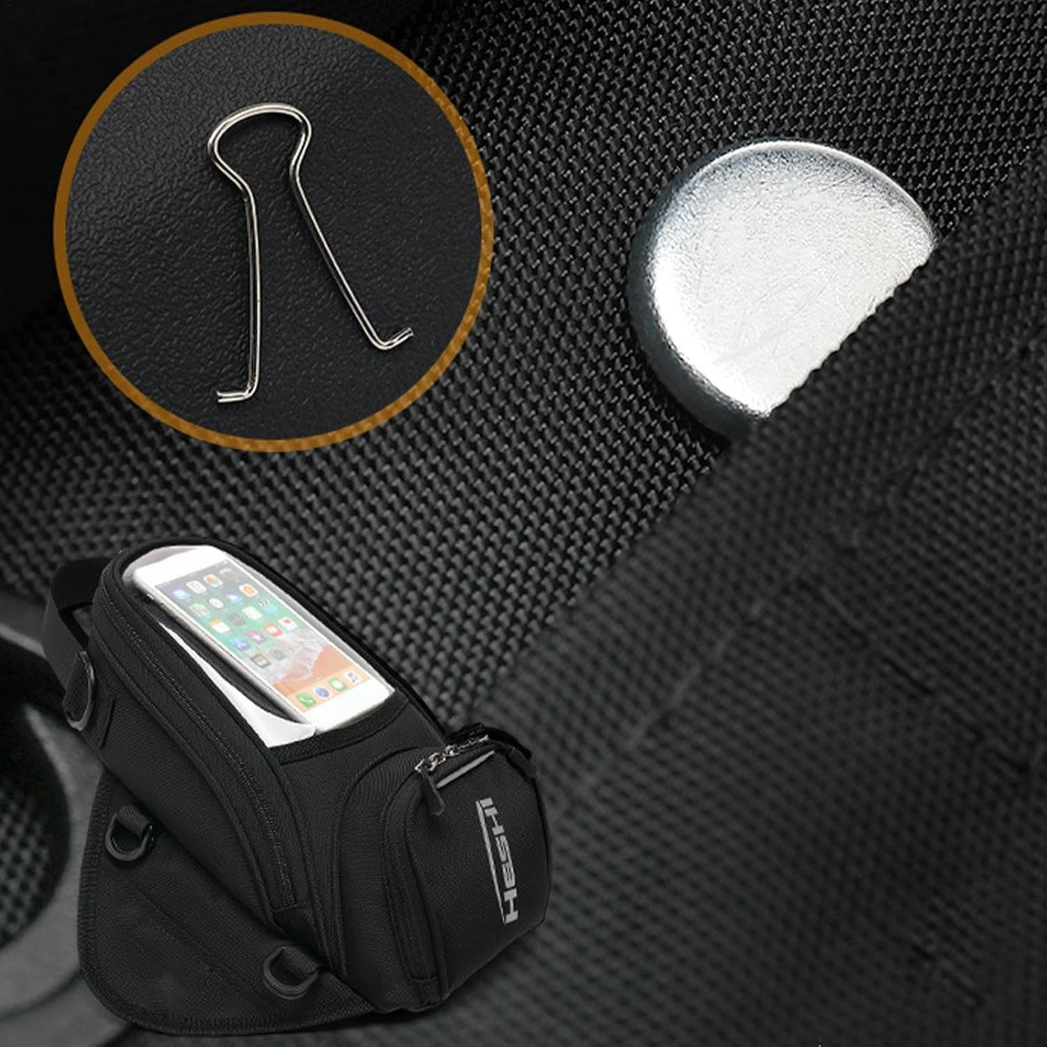 Motorcycle Tank Bag, Tank Bag for Motorcycle, Water- Motorcycle Tank Top Bag, Motorcycle Accessories, Motorcycle Bag for Motorcycles, Electric Motorcycles image number 4