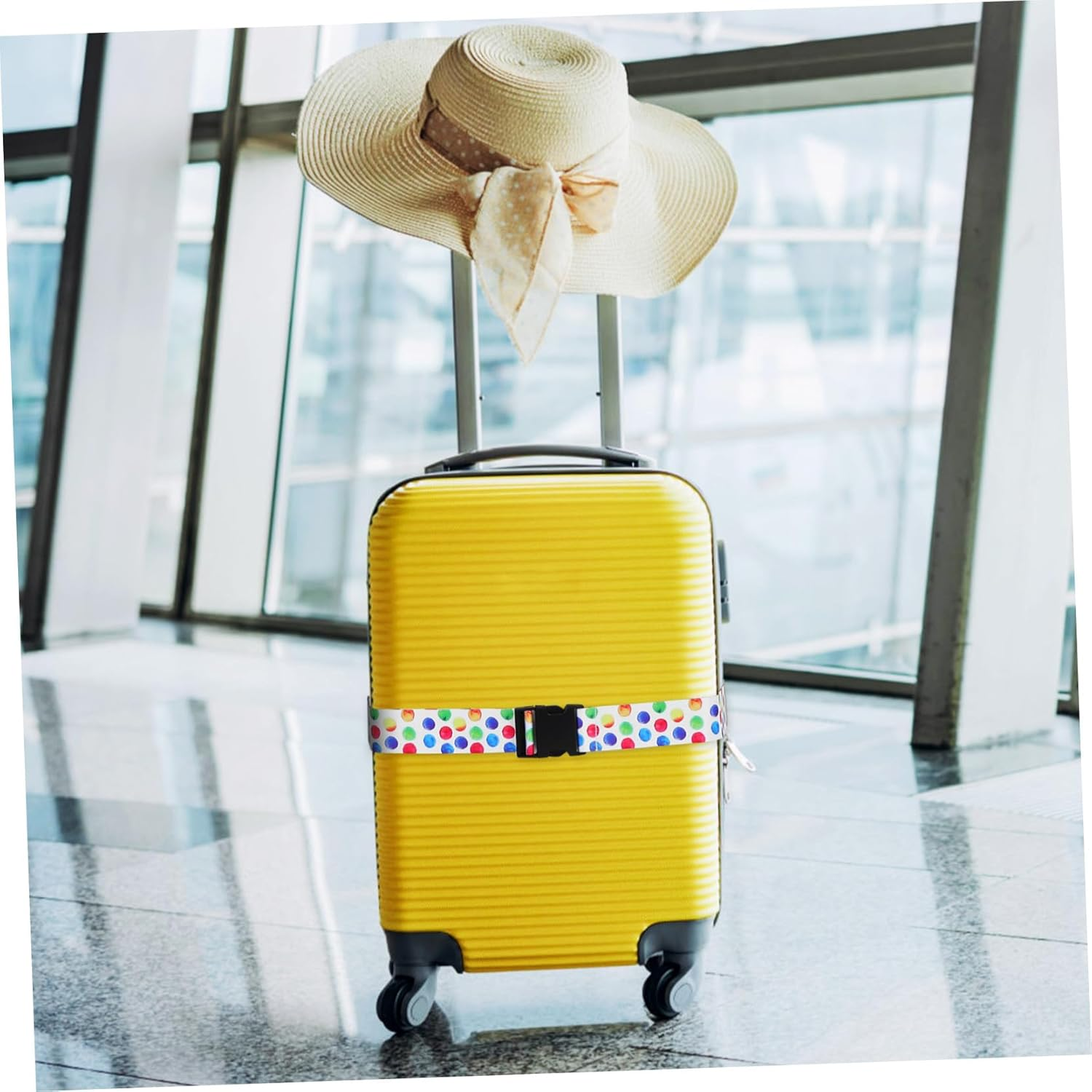 TOPPERFUN Lockable Luggage Straps Travel Luggage Belt for Suitcases Secure Bag Strap Lock Material for Carry Bag Travel Gear image number 6