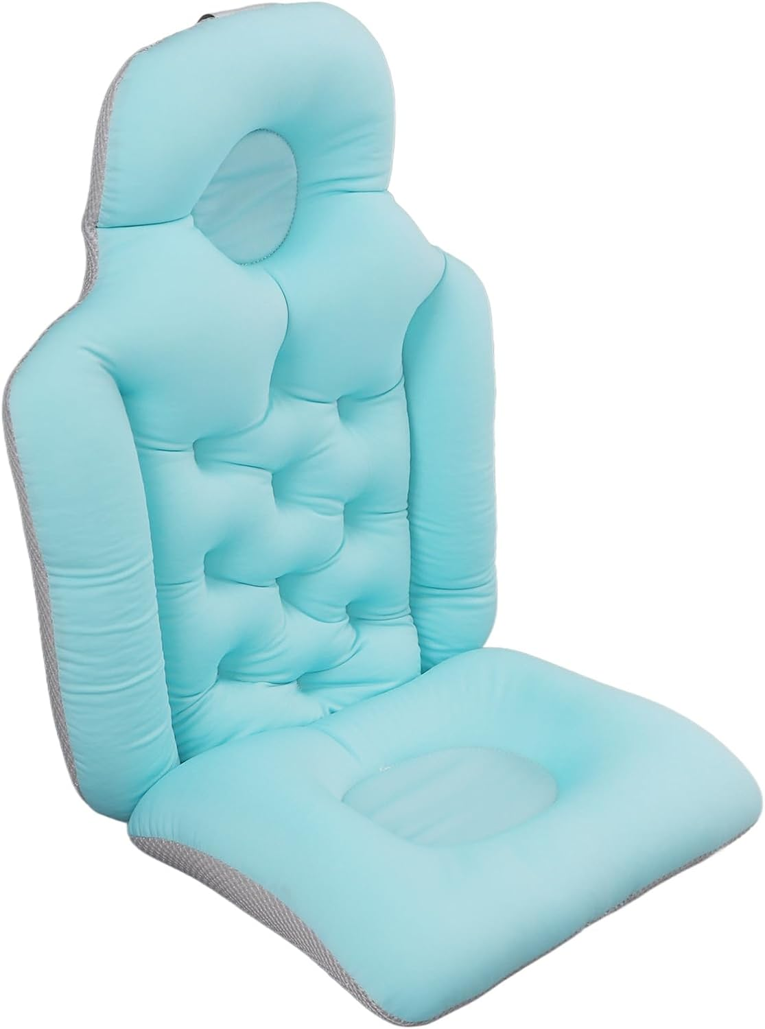 YUEHISY Full Body Bath Pillow, High Elasticity Bathtub Cushion, Adult Bath Tub Pillow for Head and Neck Support, Spa Bathtub Cushion Quick Hanging Dry (Pink)