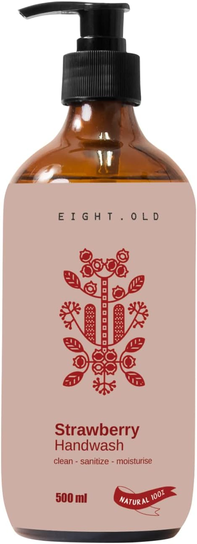 Everyday Essentials Natural Care Liquid Hand Soap| Strawberry| Peach Apple Lime| Green Apple Olive| Moisturizing Hand Wash for Kitchen and Bathroom- Pack of 3