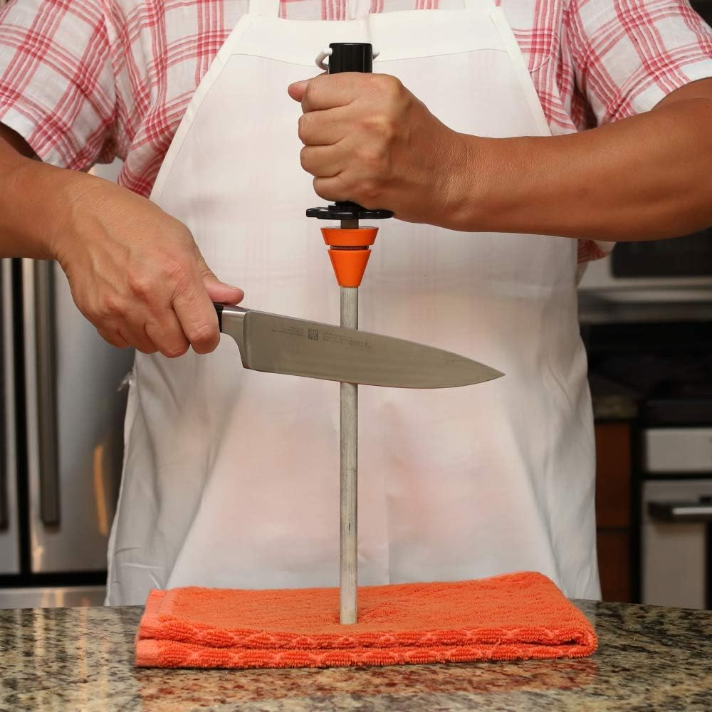 Wedgek AZ4 Angle Guides Combo, Blue for Sharpening Stones, Orange for Rods image number 1