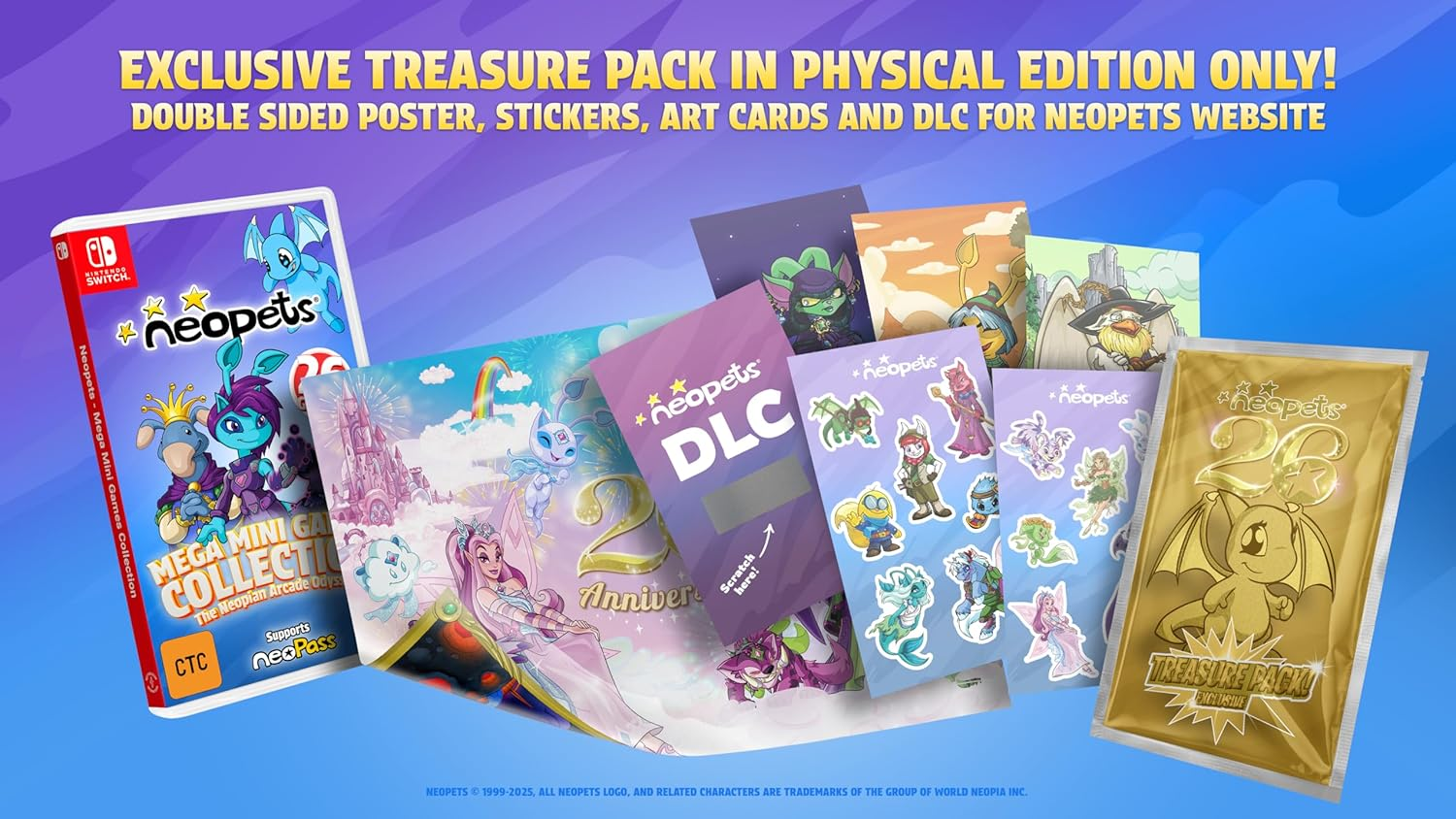 Neopets - Mega Mini Games Collection - the Neopian Arcade Odyssey - Day 1 Edition NSW image number 1