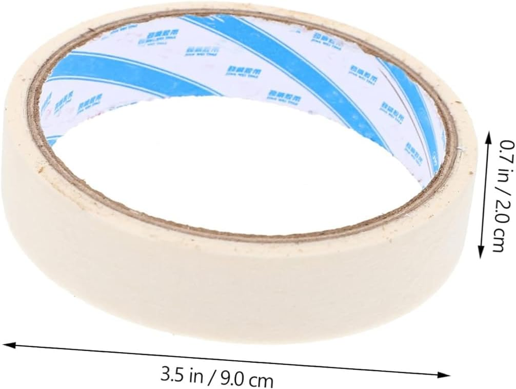 10Pcs Art Tape Paper Tape Adhesive White Painters Tape Beige Spray Paint White Car Paint Car Trim Adhesive Drawing Tapes Car Spraying Paint Tapes Self-Adhesive Tapes Student Japan image number 2