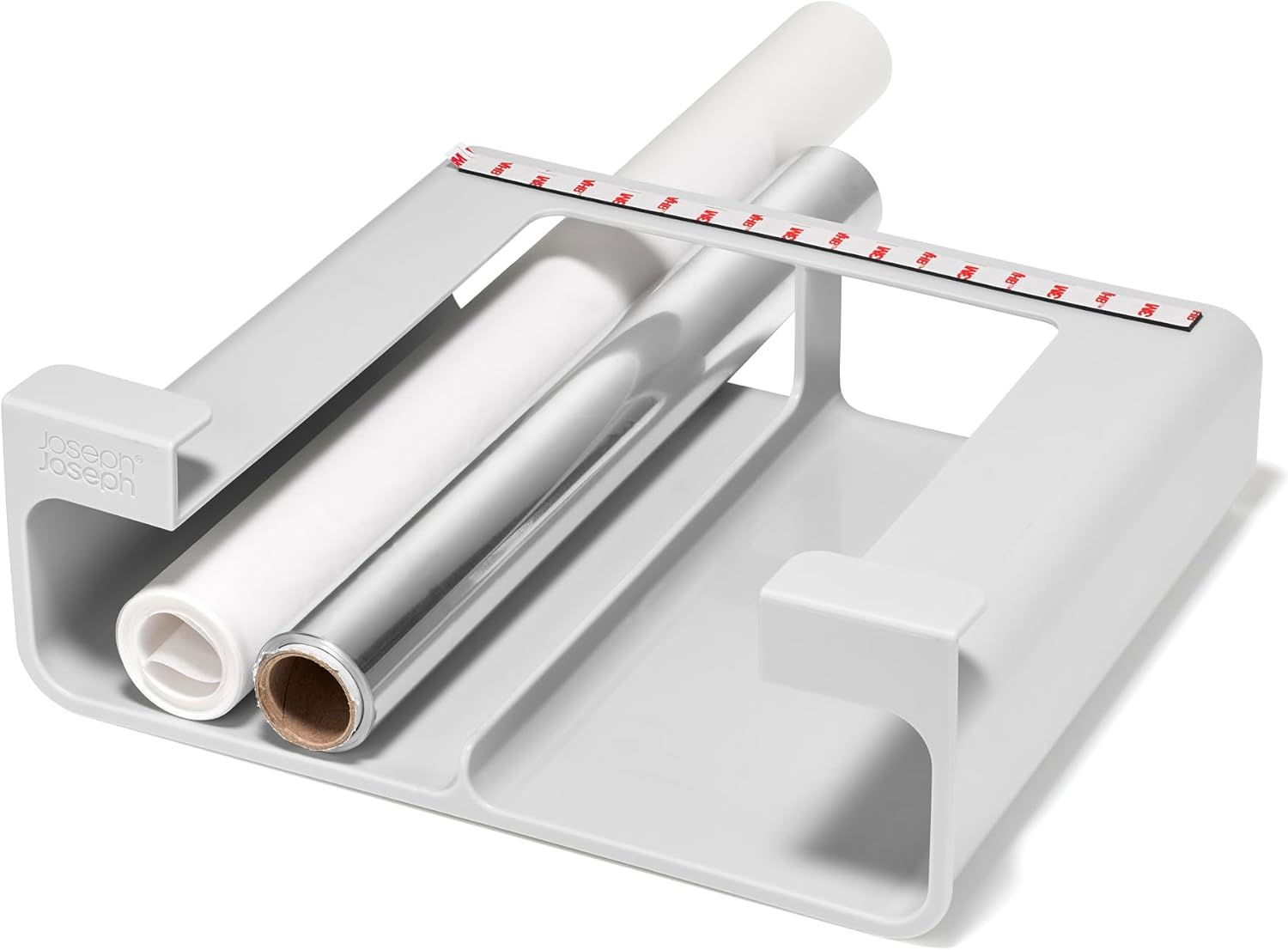 Joseph Joseph Cupboardstore Under-Shelf Film, Foil and Bag Organiser, Kitchen Space Saving Storage, Recycled Plastic image number 2