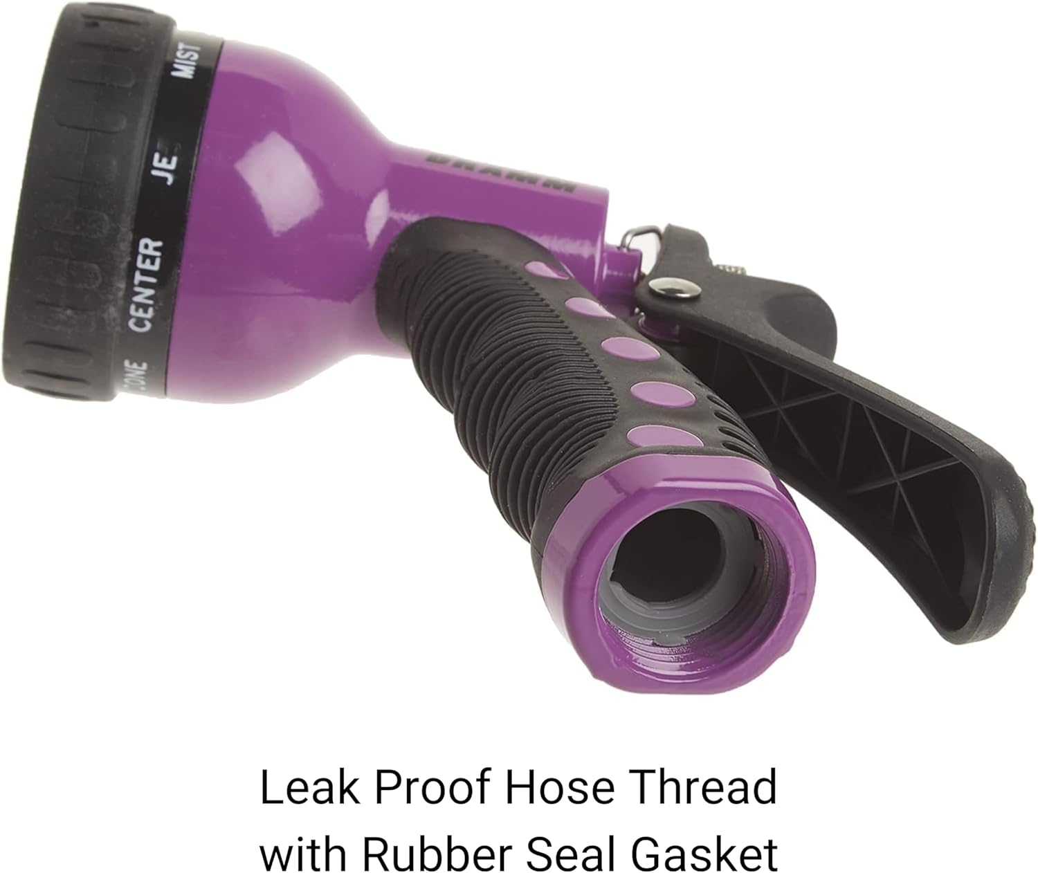 Dramm 12704 9-Pattern Revolver Spray Nozzle, Green - Blue image number 6