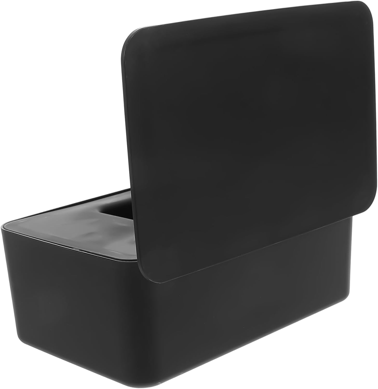 Yardenfun Refillable Wipes Dispenser Box Elegant Plastic Tissue Holder with Lid for Home and Office Stylish Wipe Storage Modern Design for Easy Access and Versatile Placement image number 1