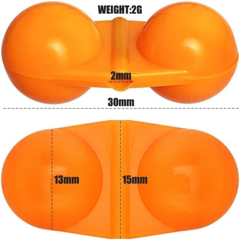 Hopkell Catfish Rattle Bells, Fishing Double Rattle Bell Fishing Attractor, Catfish Rattles for Fishing, Fishing Alarm Tools image number 1