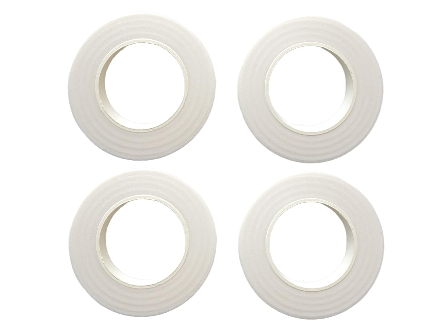 4 Rolls 1/2 Inch Floral Tapes Florist Wraps for Bouquet Stem and Flowers Making Craft Projects (30 Yards, White) - Brown image number 3