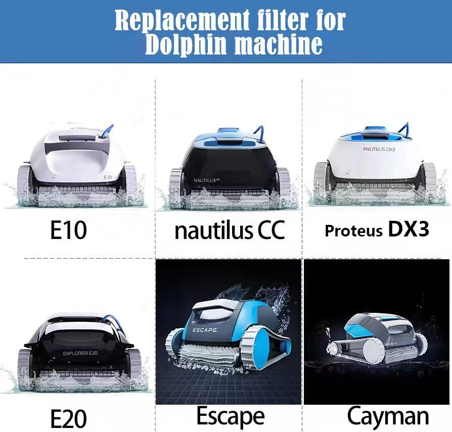 Ultra Fine Filtration Basket Compatible with Dolphin Robotic Pool Cleaners: S50, Active 10, Echo, Nautilus CC, Encore, E10, Solo, and Advantage.Maytronics Part Number: 9991460-R1 image number 2